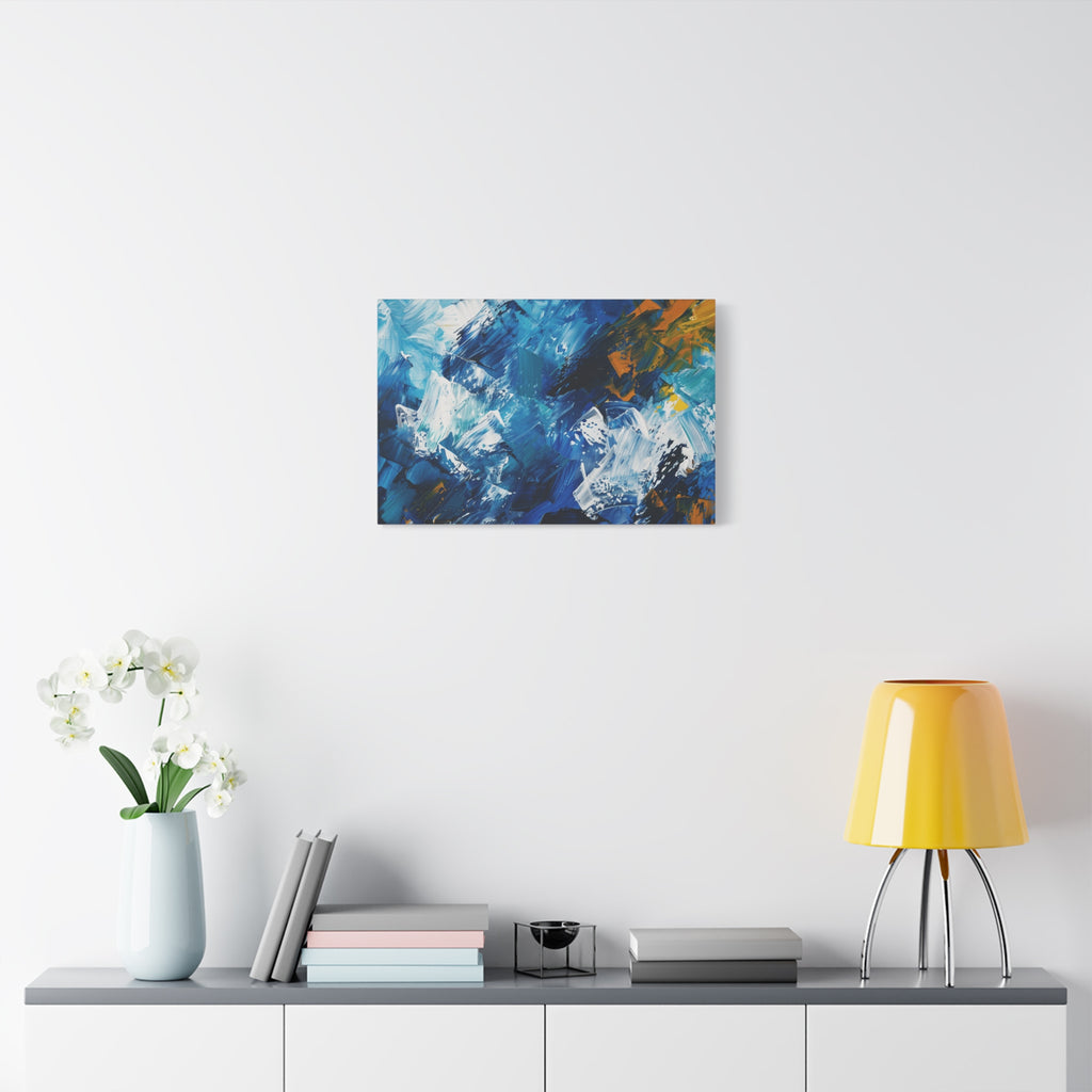 Abstract Painting Inspired by Munich and Bavarian Culture Stretched Canvas Wall Art