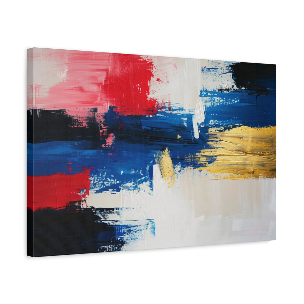 Abstract Color Splash Canvas - Paris French artistic heritage