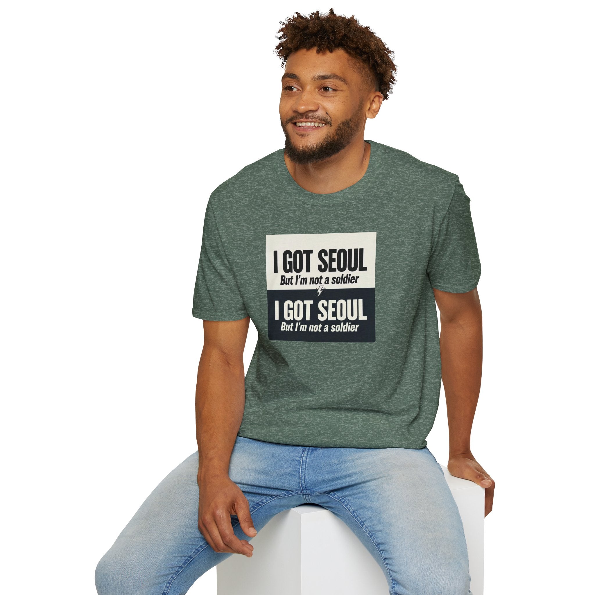 I Got Seoul But I'm Not a Soldier T-Shirt – Seoul Travel Souvenir Tee