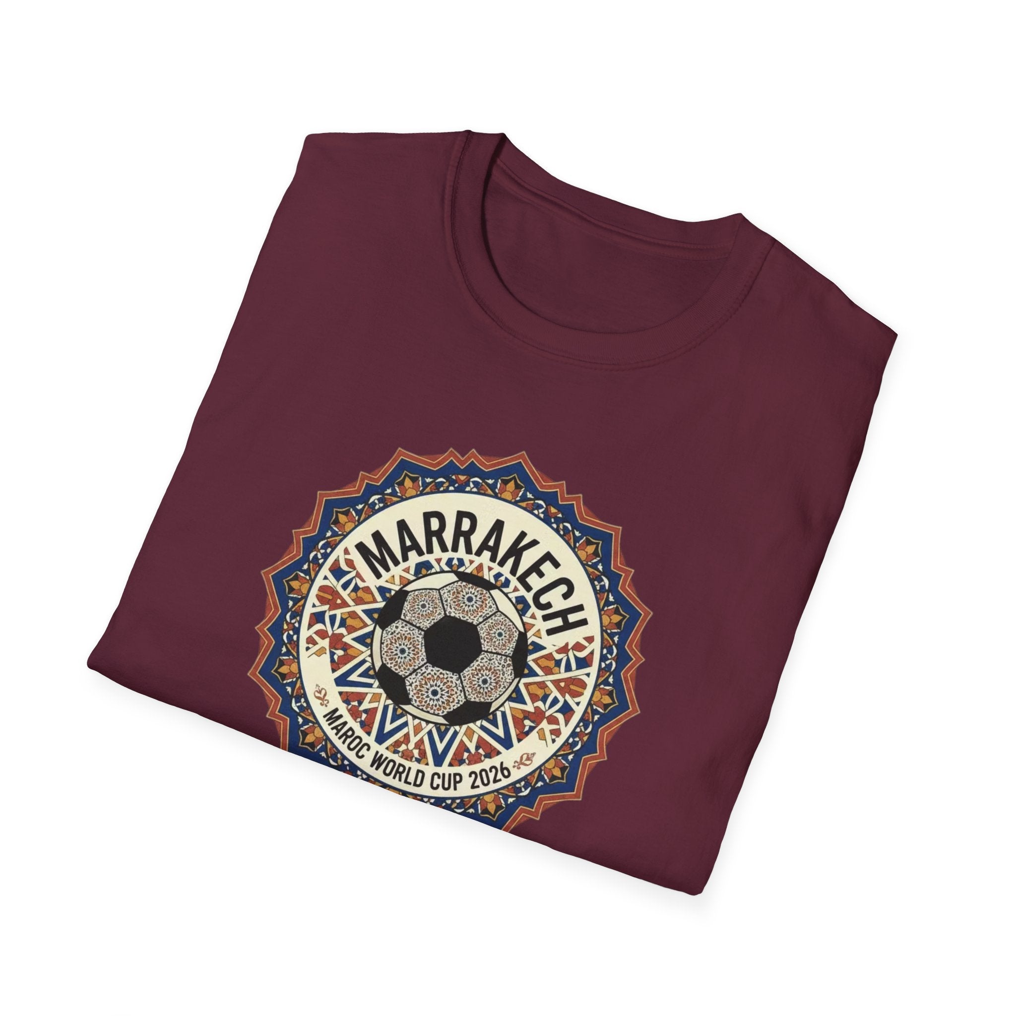 Marrakech Mosaic T-Shirt — Vintage Moroccan Mandala Travel Tee