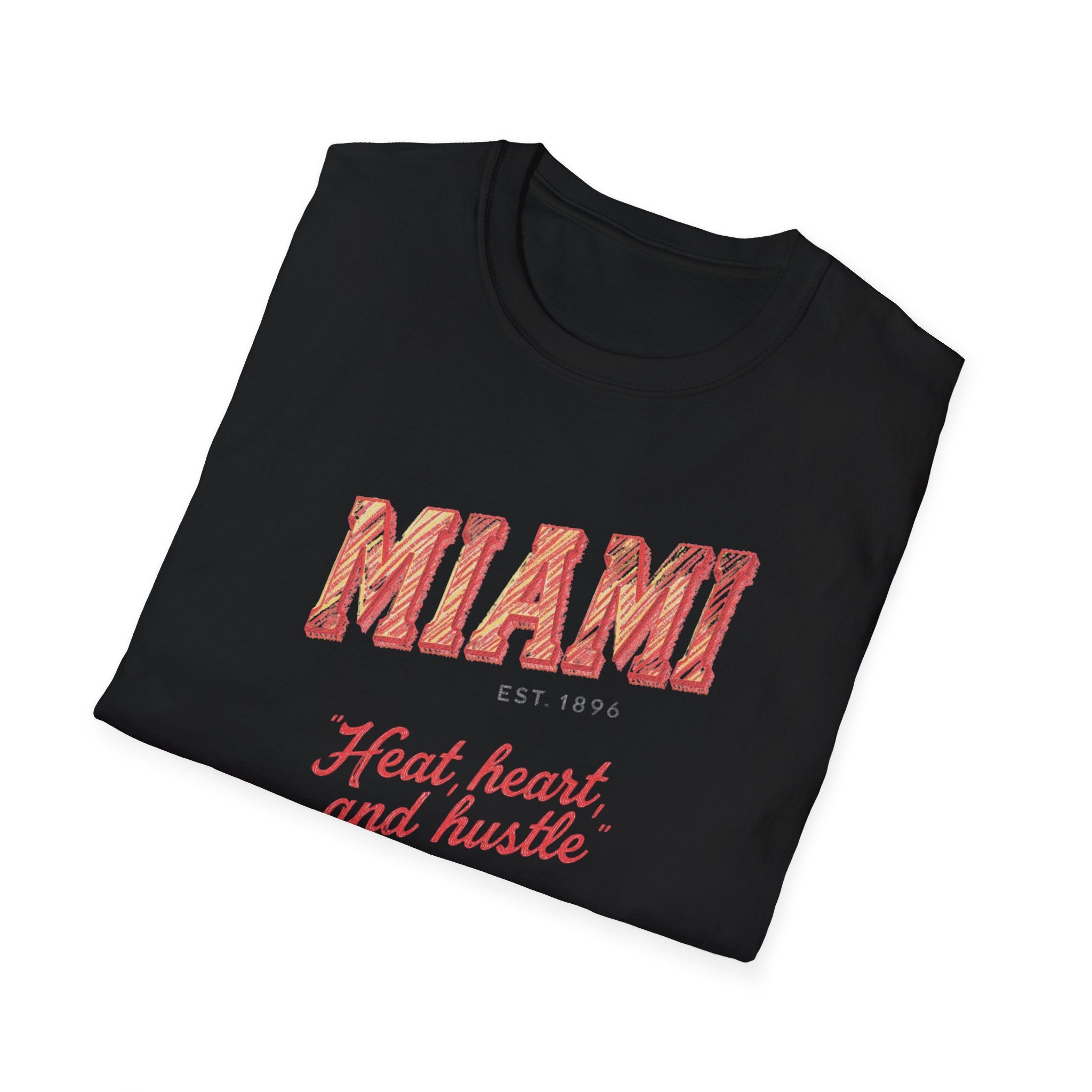 Miami - Heat, Heart and Hustle graphic t-shirt