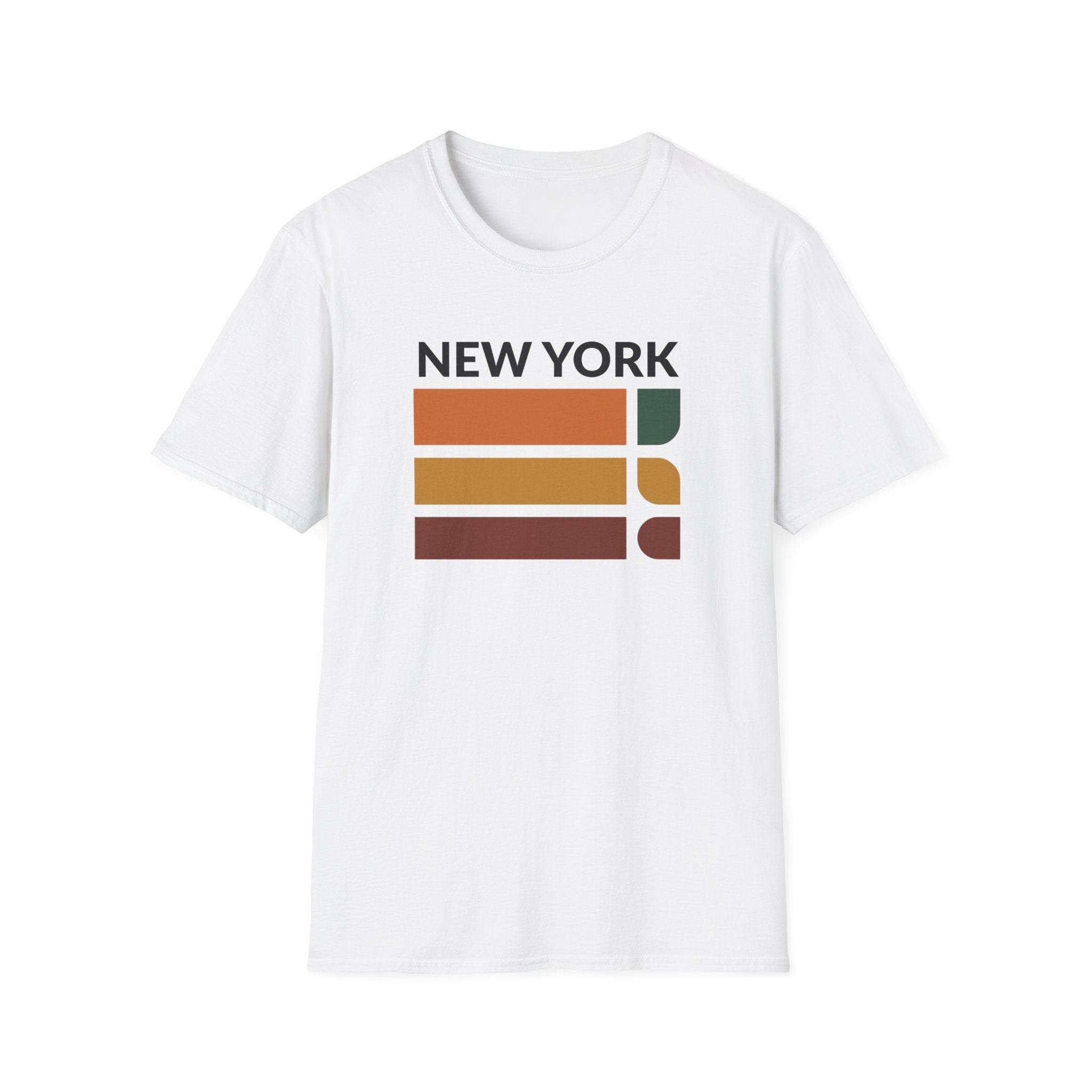Chicago Retro Stripes T-Shirt | Vintage City Skyline Tee