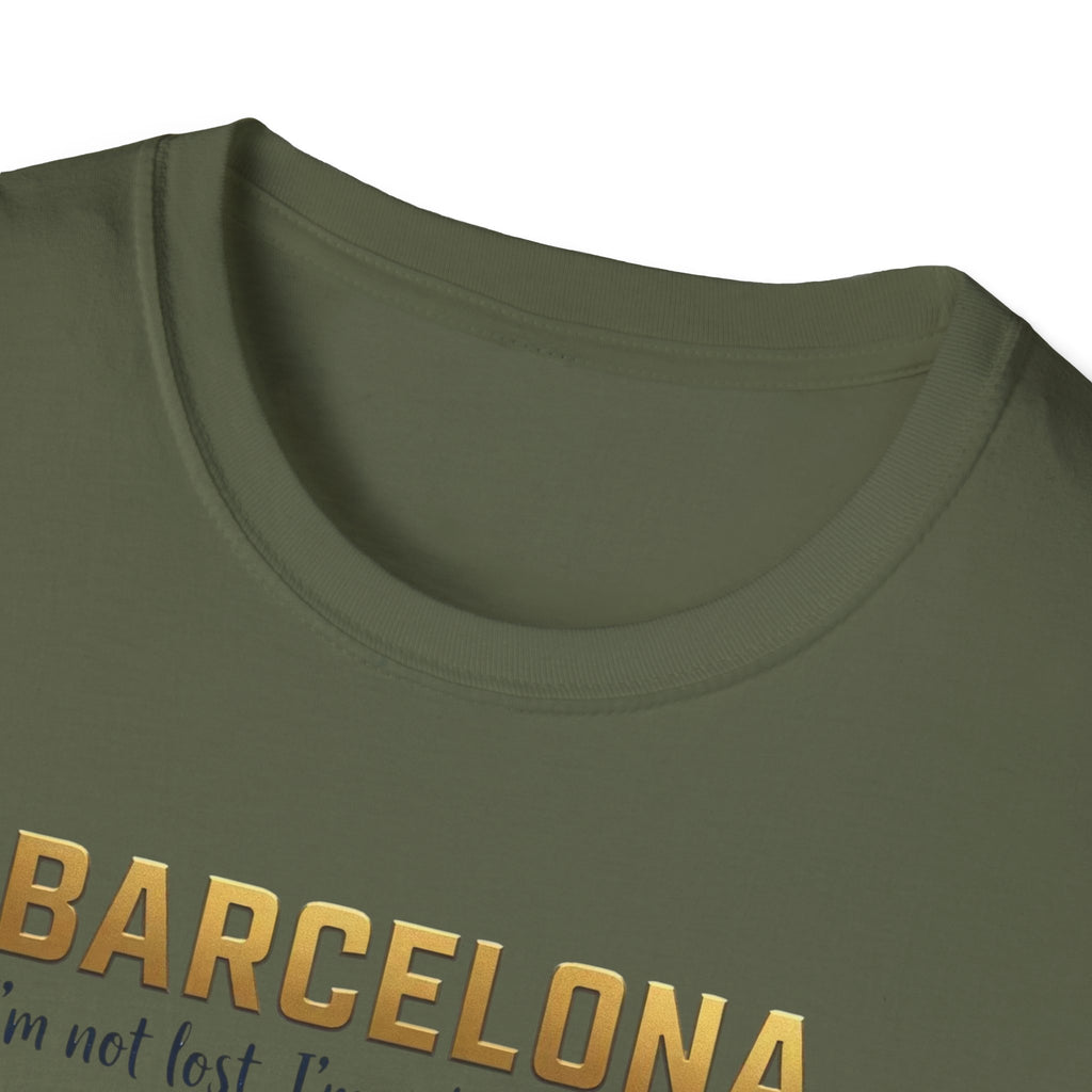 Barcelona Heart Maze T-Shirt — I am not lost, I’m urban exploring