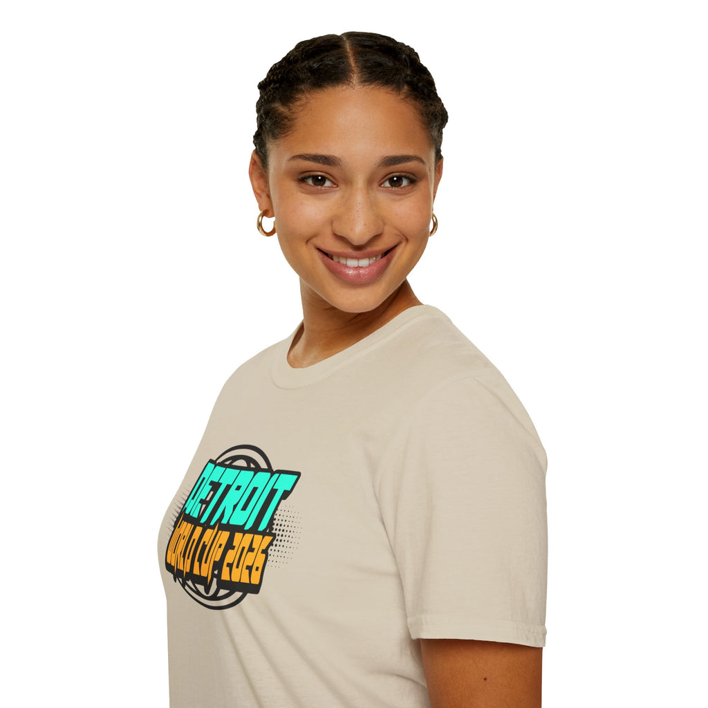 Detroit World Cup 2026 T-Shirt — Retro Soccer Graphic Tee