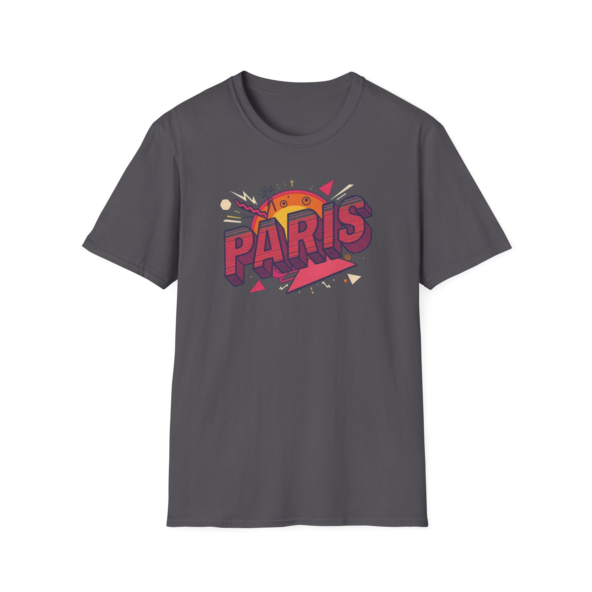 Paris Retro Graphic T-Shirt — Vintage Sunset Travel Tee