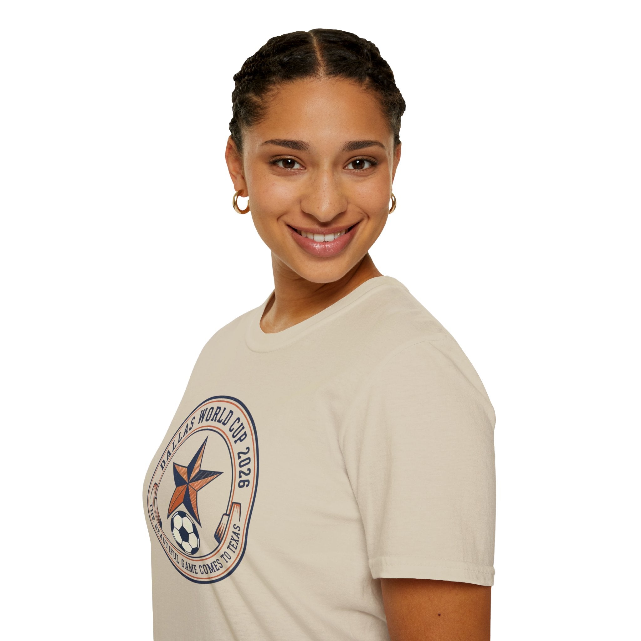 Dallas World Cup 2026 Soccer Badge T-Shirt