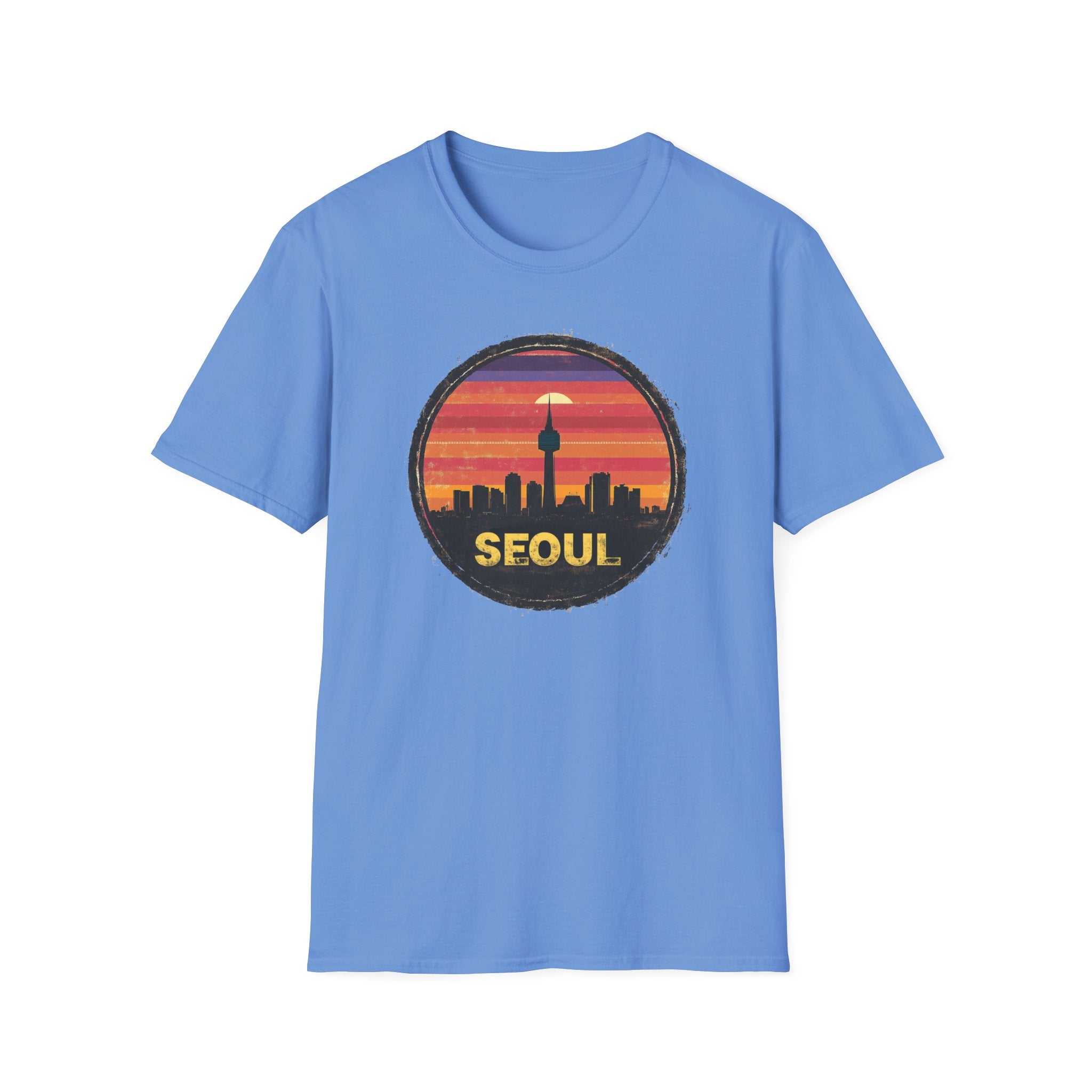 Seoul Sunset Skyline T-Shirt