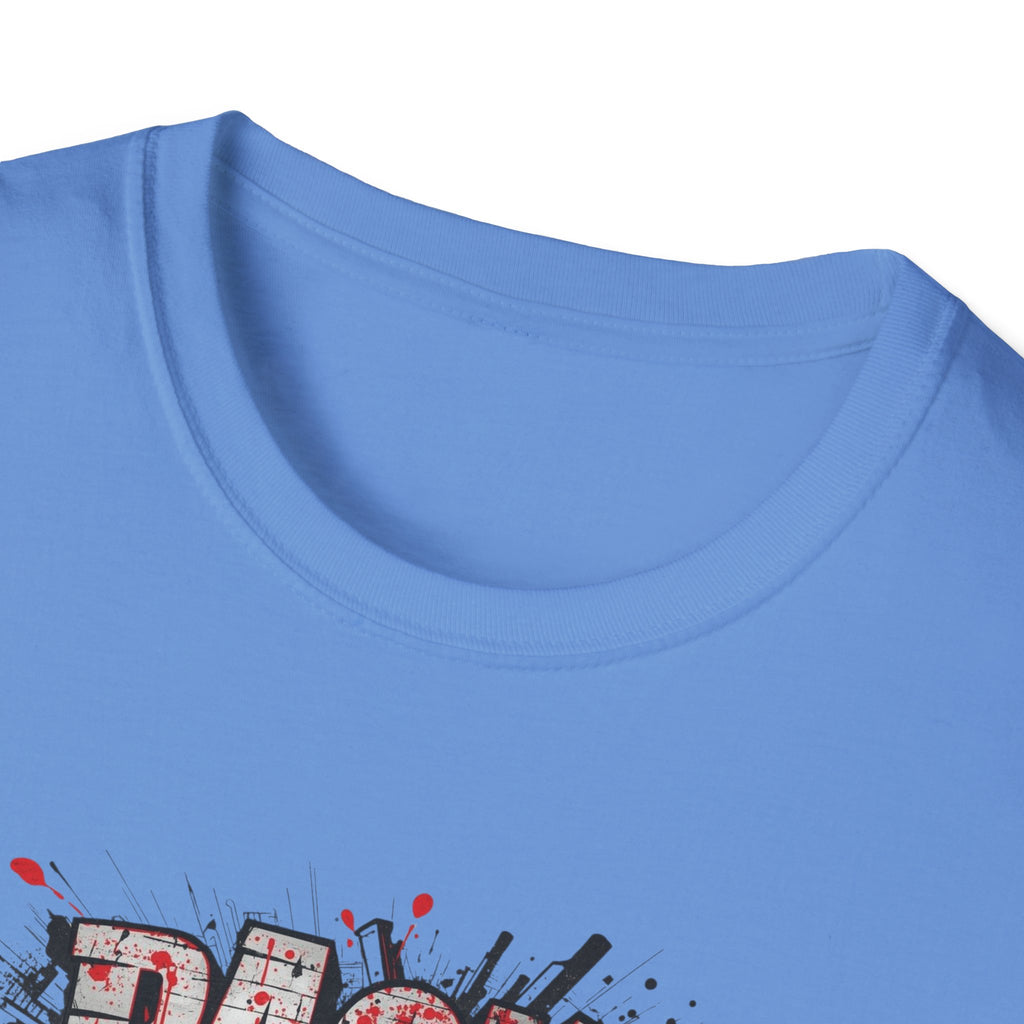 PACK MAS graphic T-Shirt | grunge splatter typography