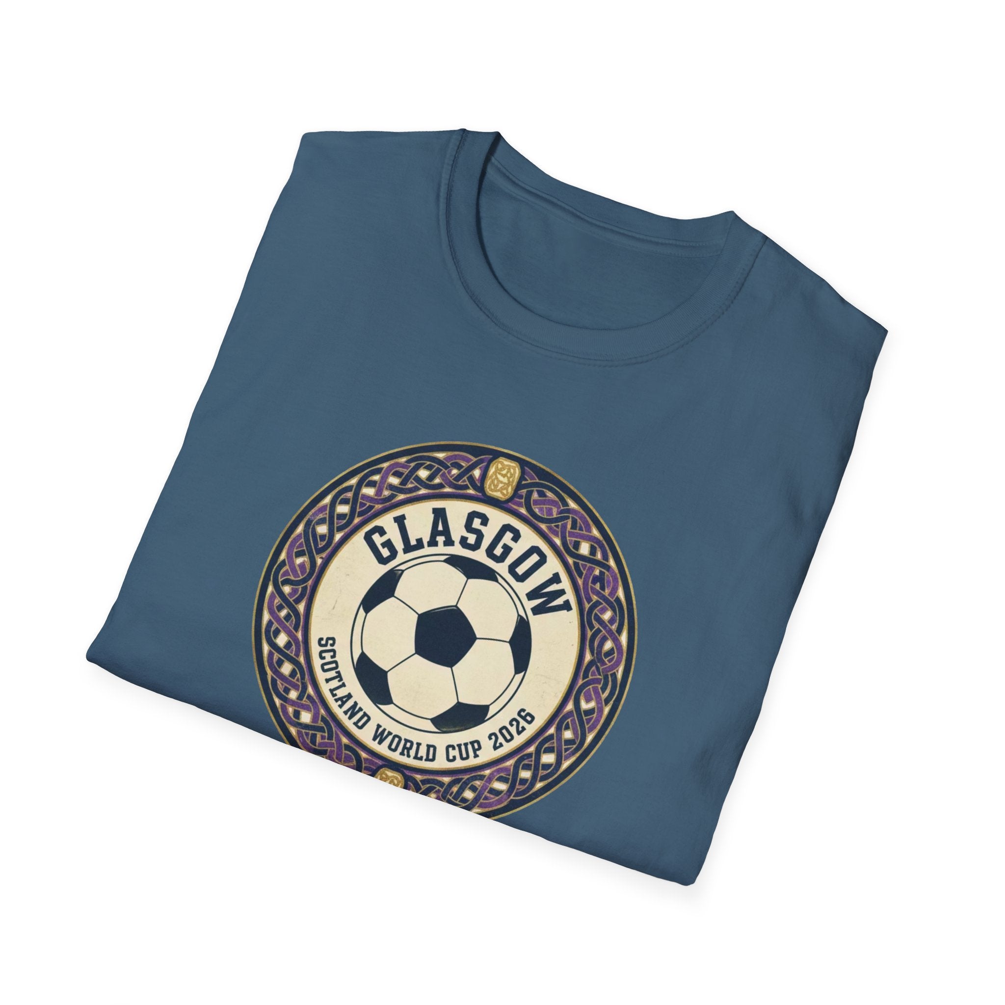Glasgow Vintage Soccer Badge T-Shirt
