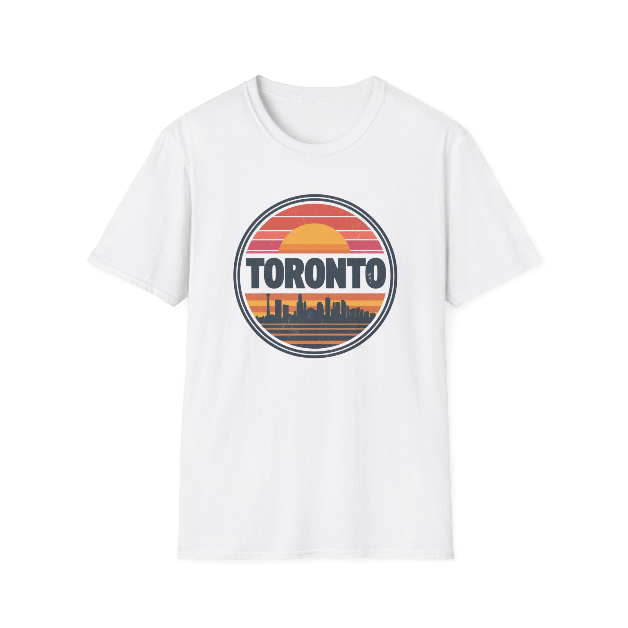 Toronto Sunset T-Shirt — Retro City Skyline Graphic Tee