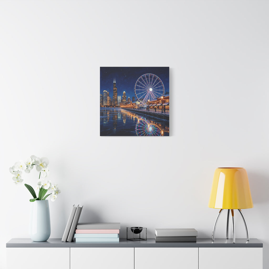 Chicago Navy Pier Ferris Wheel Canvas