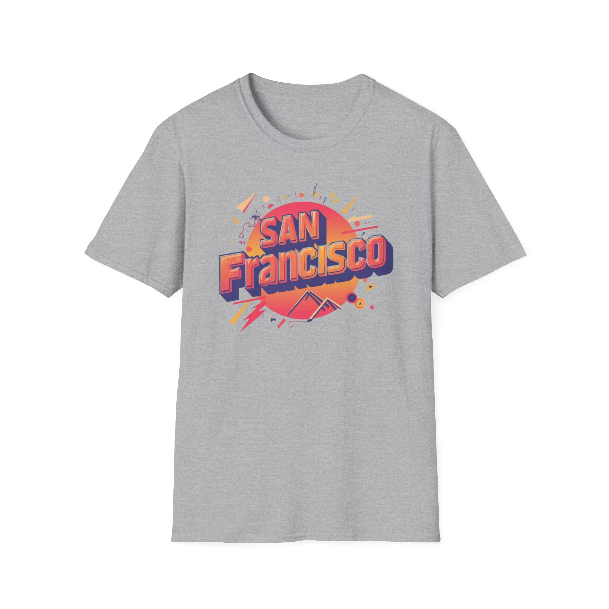 San Francisco Retro Sunset T-Shirt — Vintage City Skyline Tee