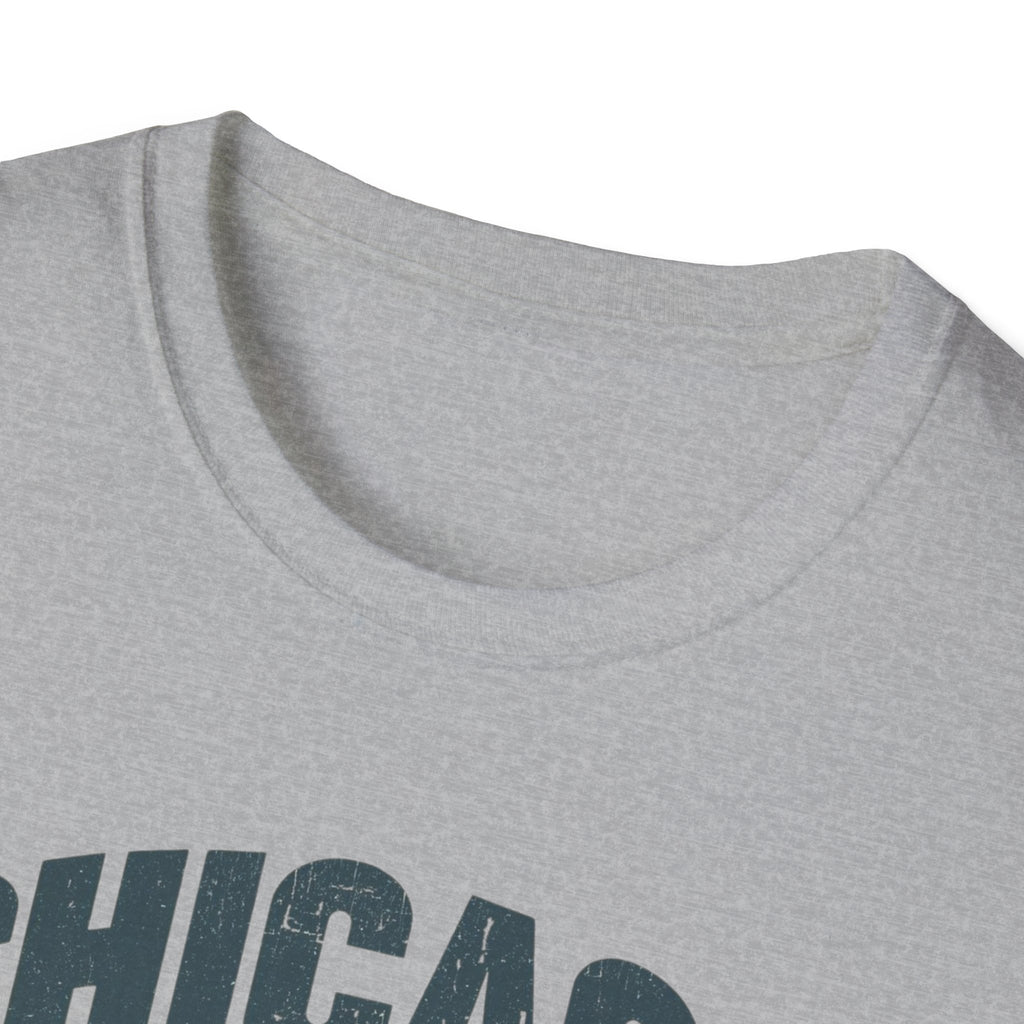 Chicago Skyline T-Shirt — Retro Sunset Cityscape Tee