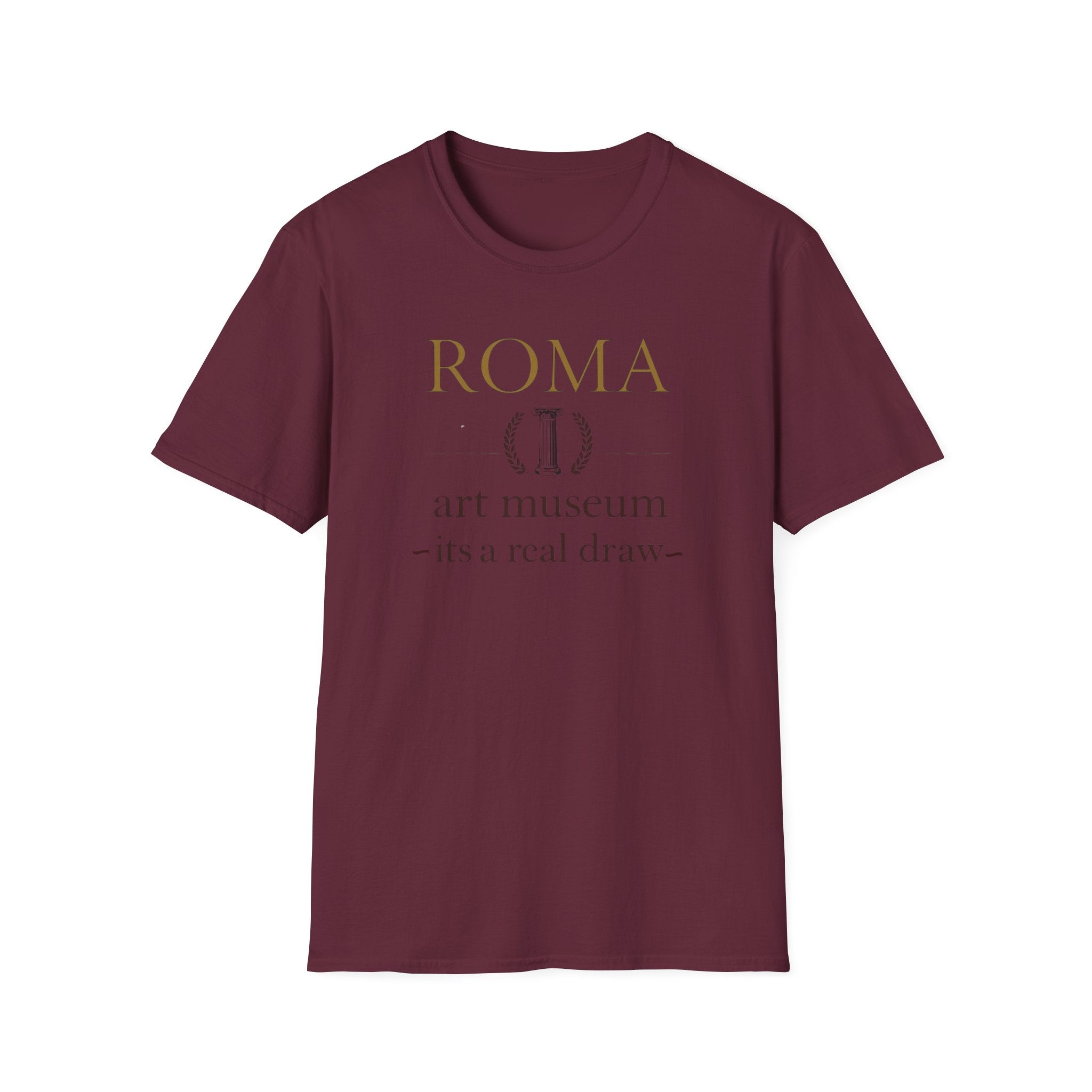 Roma Art Museum T-Shirt — "It’s a Real Draw" Vintage Travel Tee