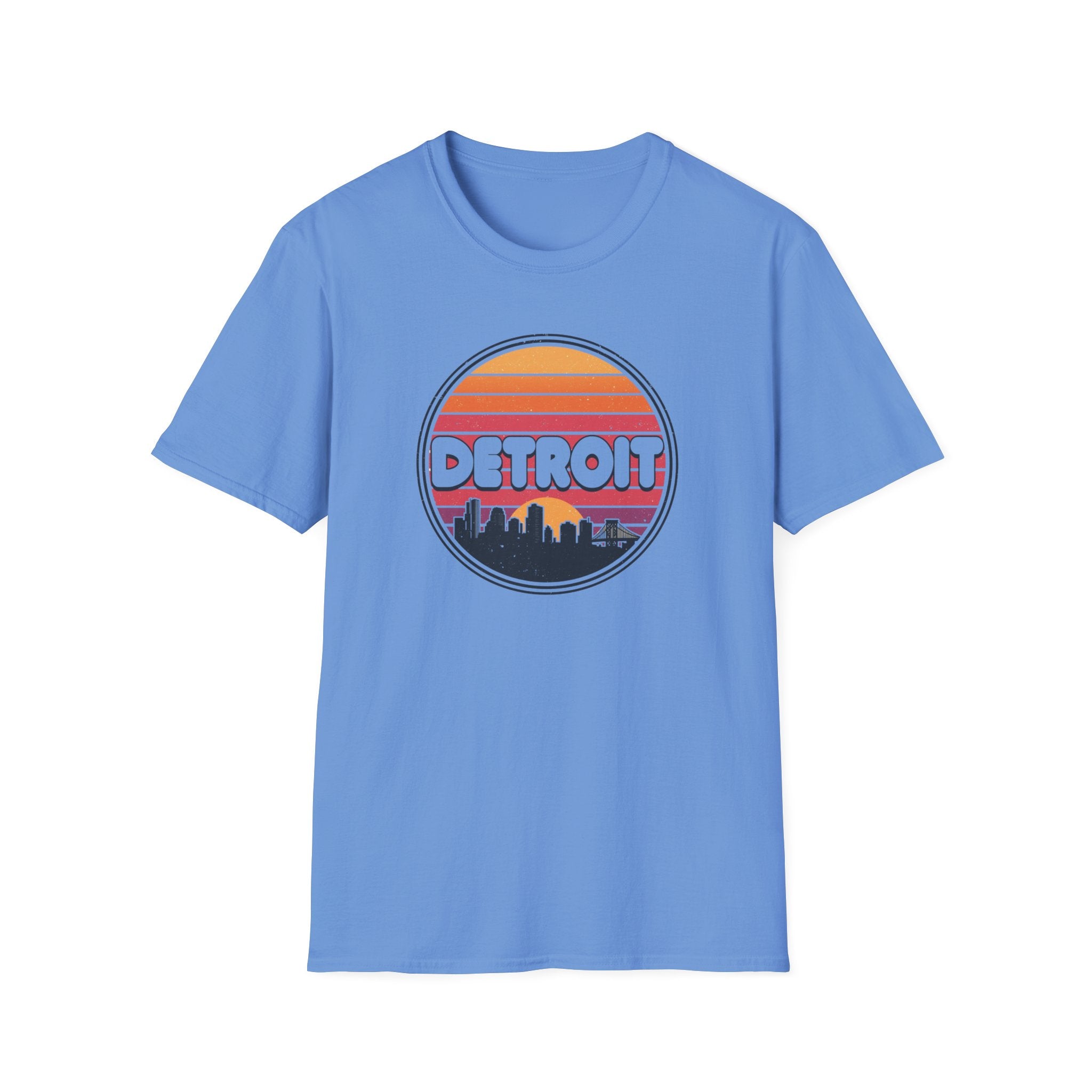Detroit Sunset Skyline T-Shirt