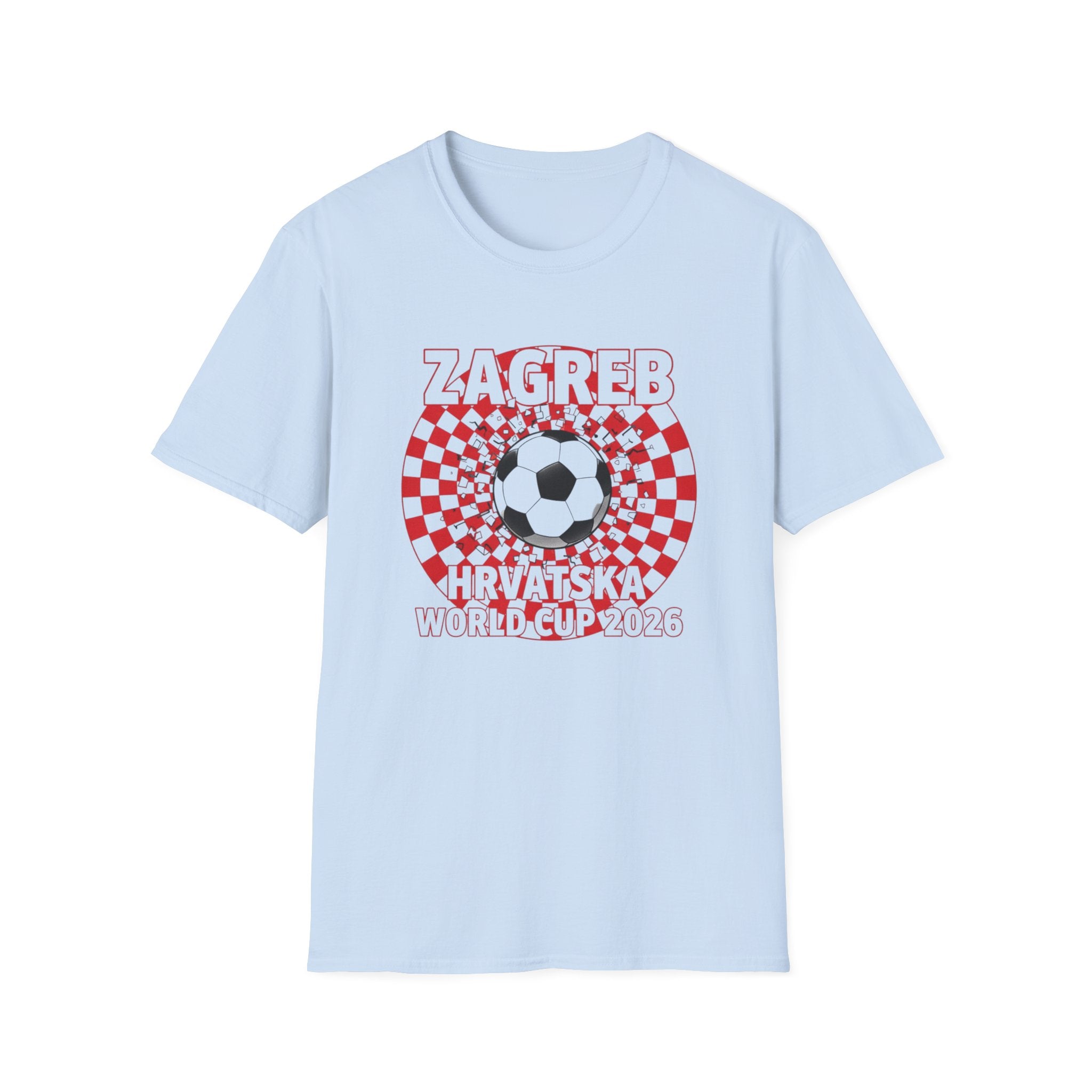 Zagreb Croatia World Cup 2026 Soccer T-Shirt