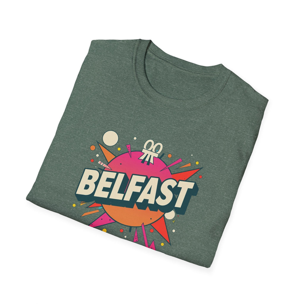 Belfast Retro Pop Art T-Shirt — Vintage City Graphic Tee