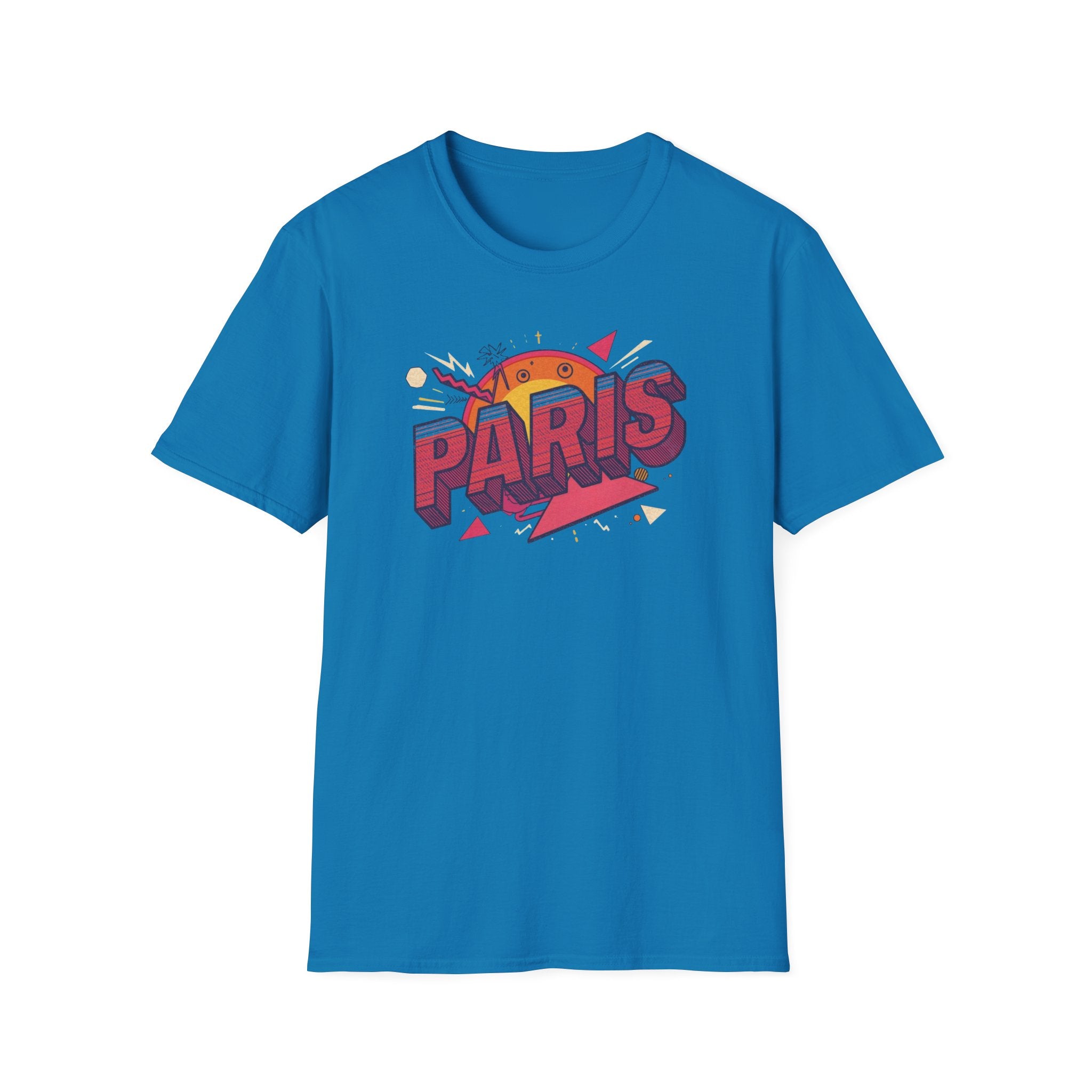 Paris Retro Graphic T-Shirt — Vintage Sunset Travel Tee