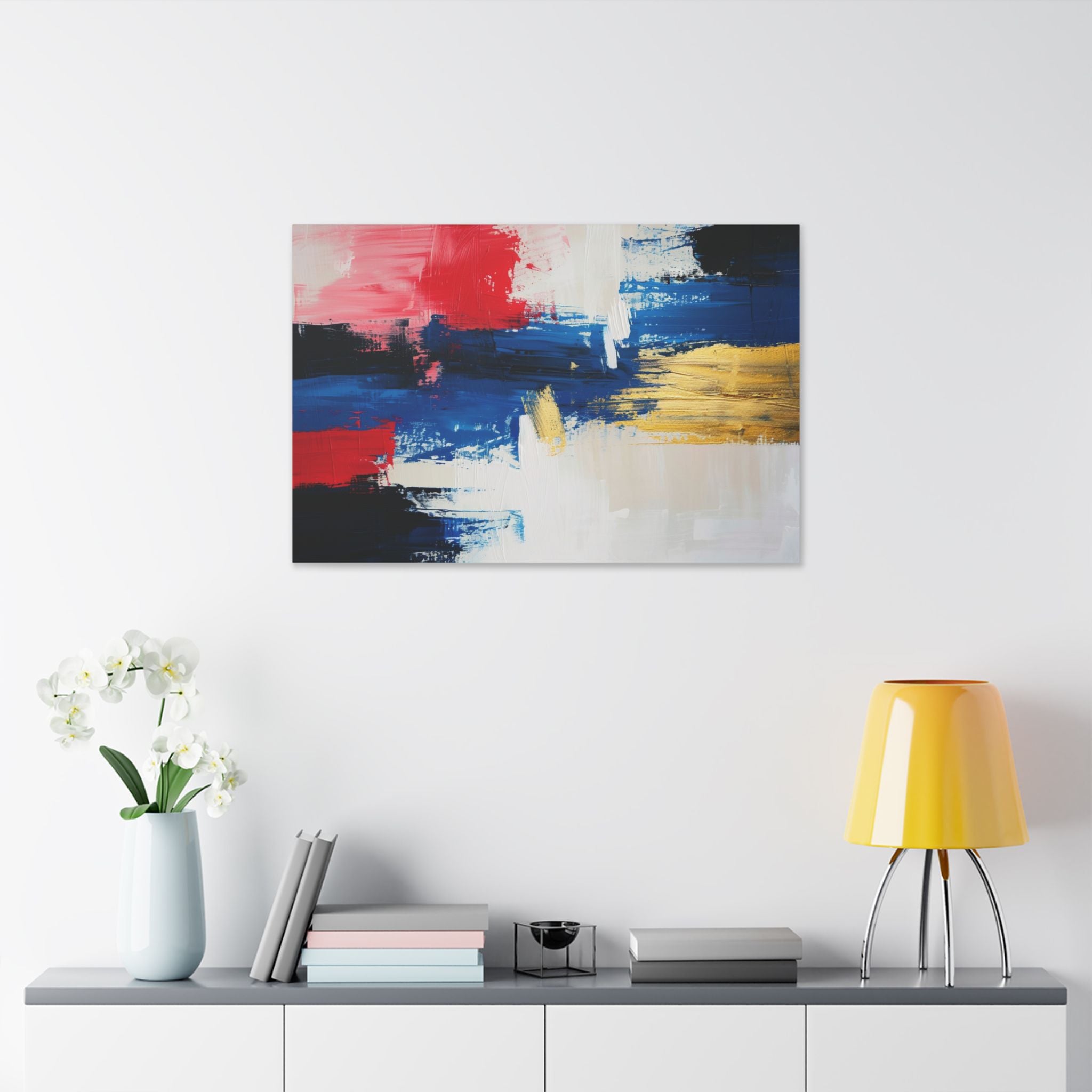 Abstract Color Splash Canvas - Paris French artistic heritage
