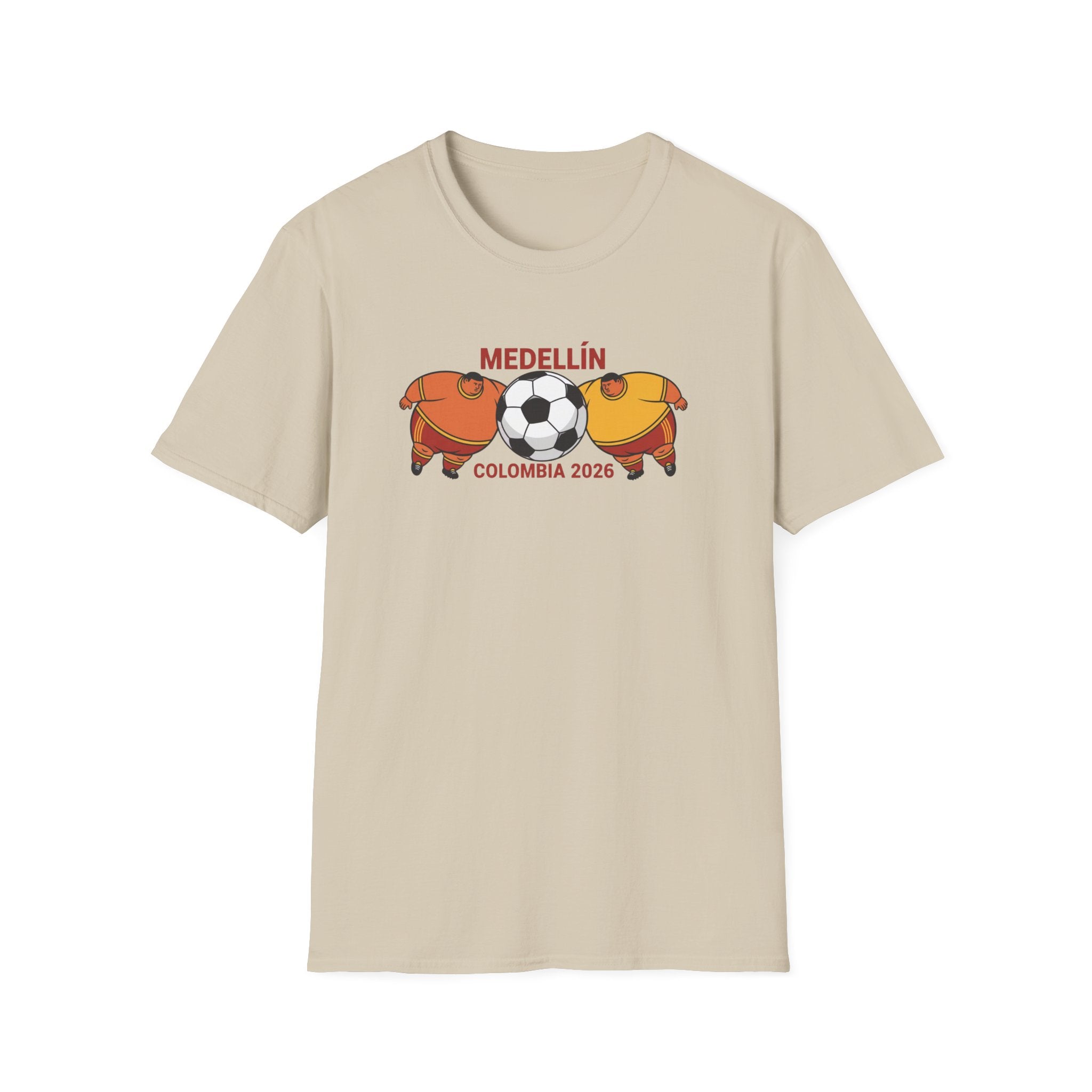 Medellín Colombia 2026 Soccer T-Shirt – Football Dolphins Graphic Tee
