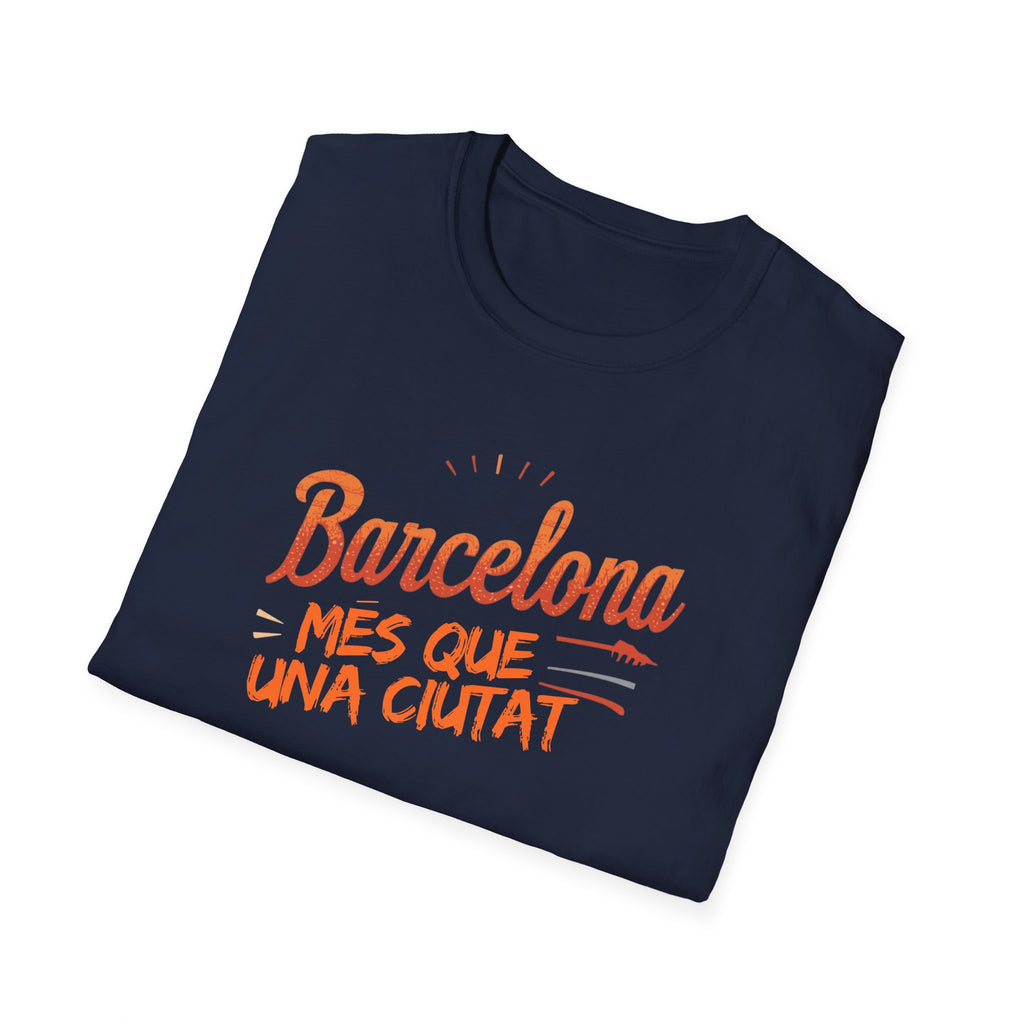 Barcelona Mes Que Una Ciutat T-Shirt | Catalonia Spanish City Tee