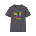 Running on Bytes and Vibes T-Shirt — Austin Retro Tech Graphic Tee