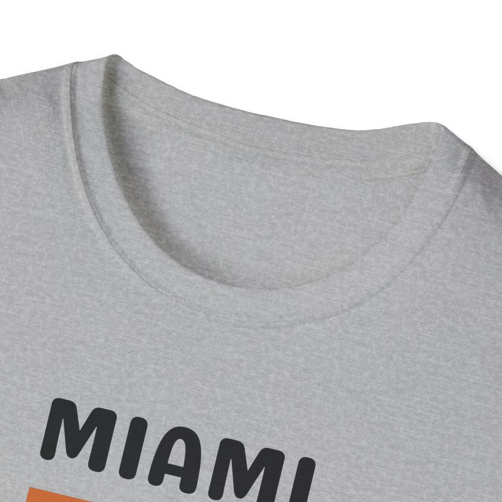 Miami Retro Stripes T-Shirt | Vintage Sunset Bars Tee