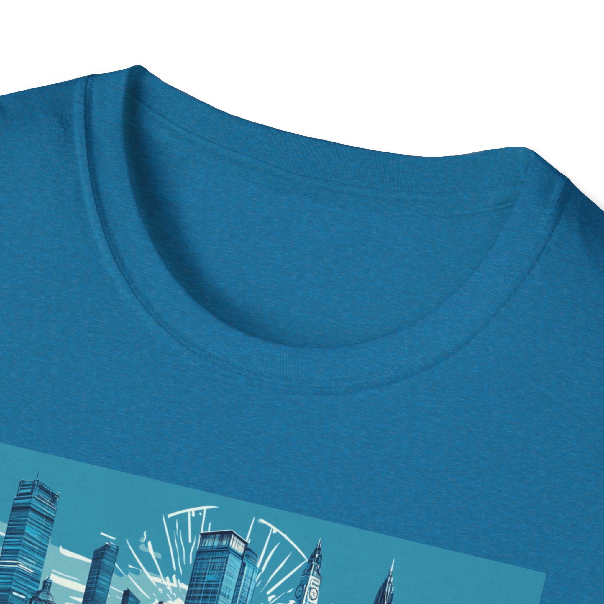 Manchester skyline T-Shirt | Cityscape graphic tee, England travel souvenir