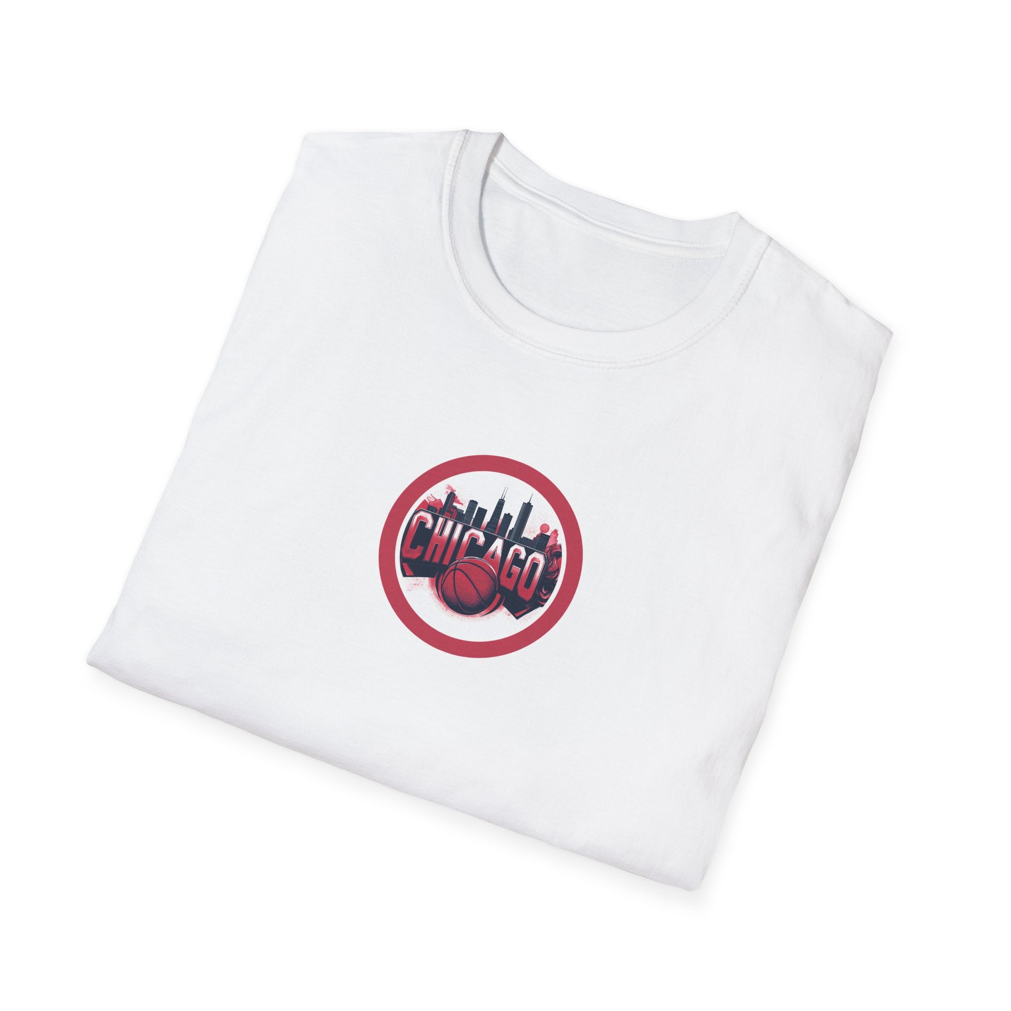 Chicago Skyline Circle Logo T-Shirt | Cityscape Graphic Tee