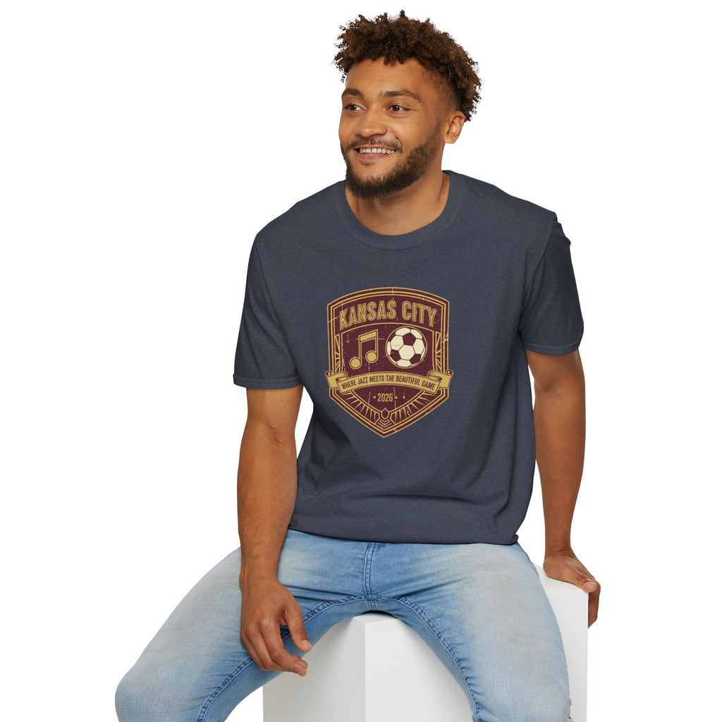 Kansas City Music & Soccer Crest T-Shirt
