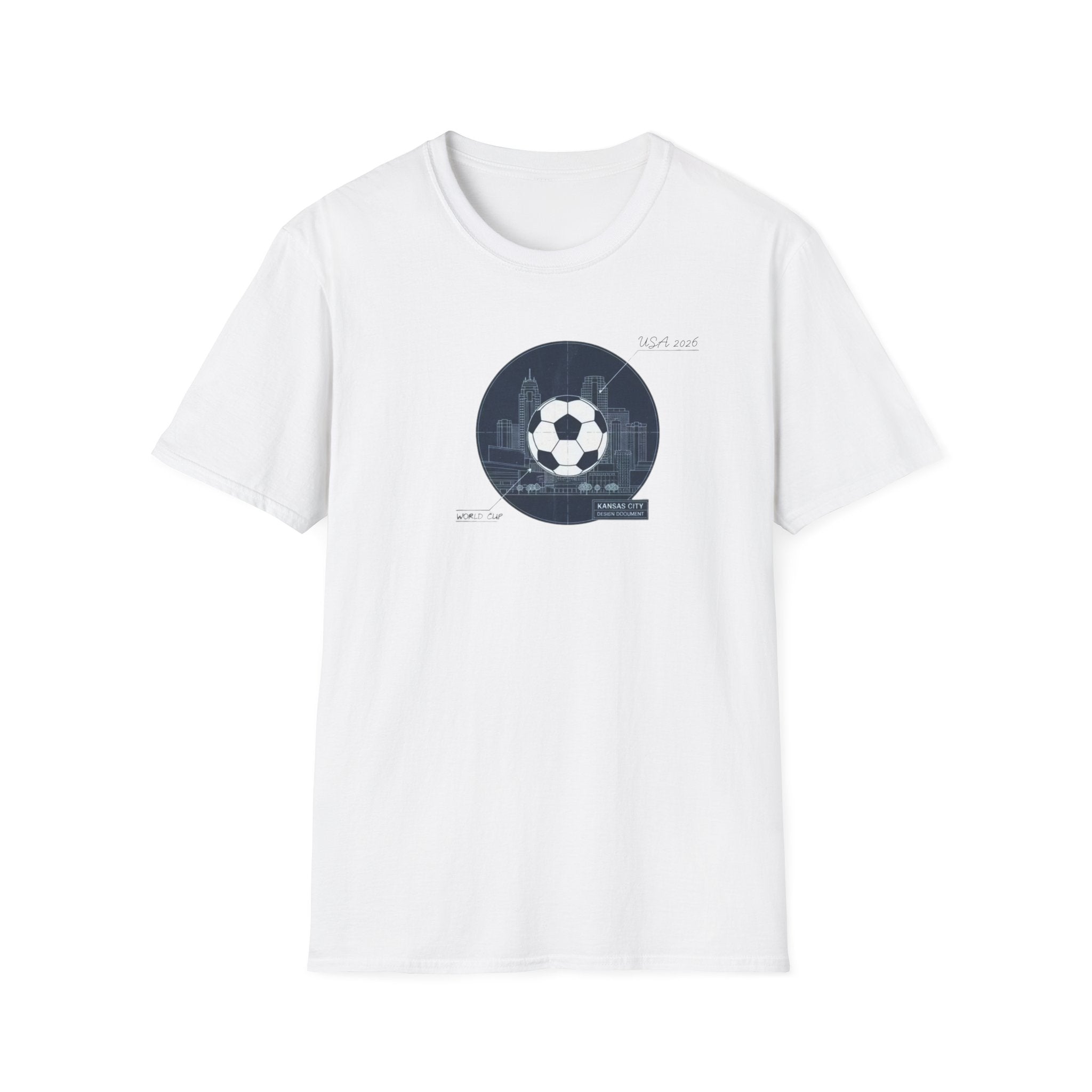 Soccer Globe T-Shirt — Vintage Stadium Soccer Ball Graphic Tee