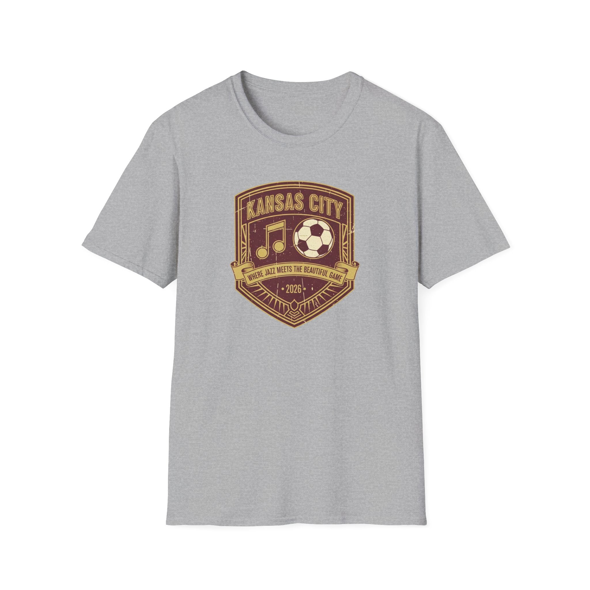 Kansas City Music & Soccer Crest T-Shirt