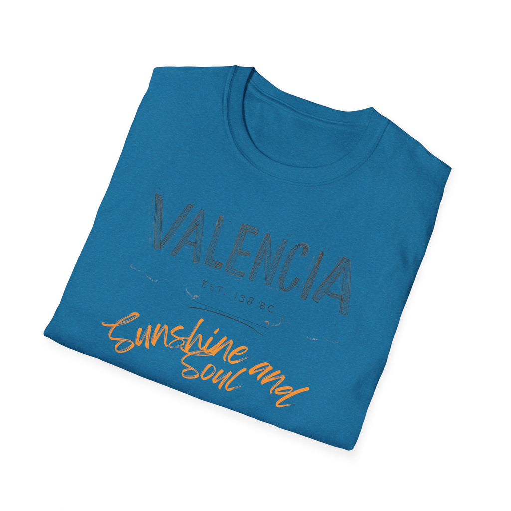 Valencia Sunshine and Soul T-Shirt — Retro Coastal Graphic Tee