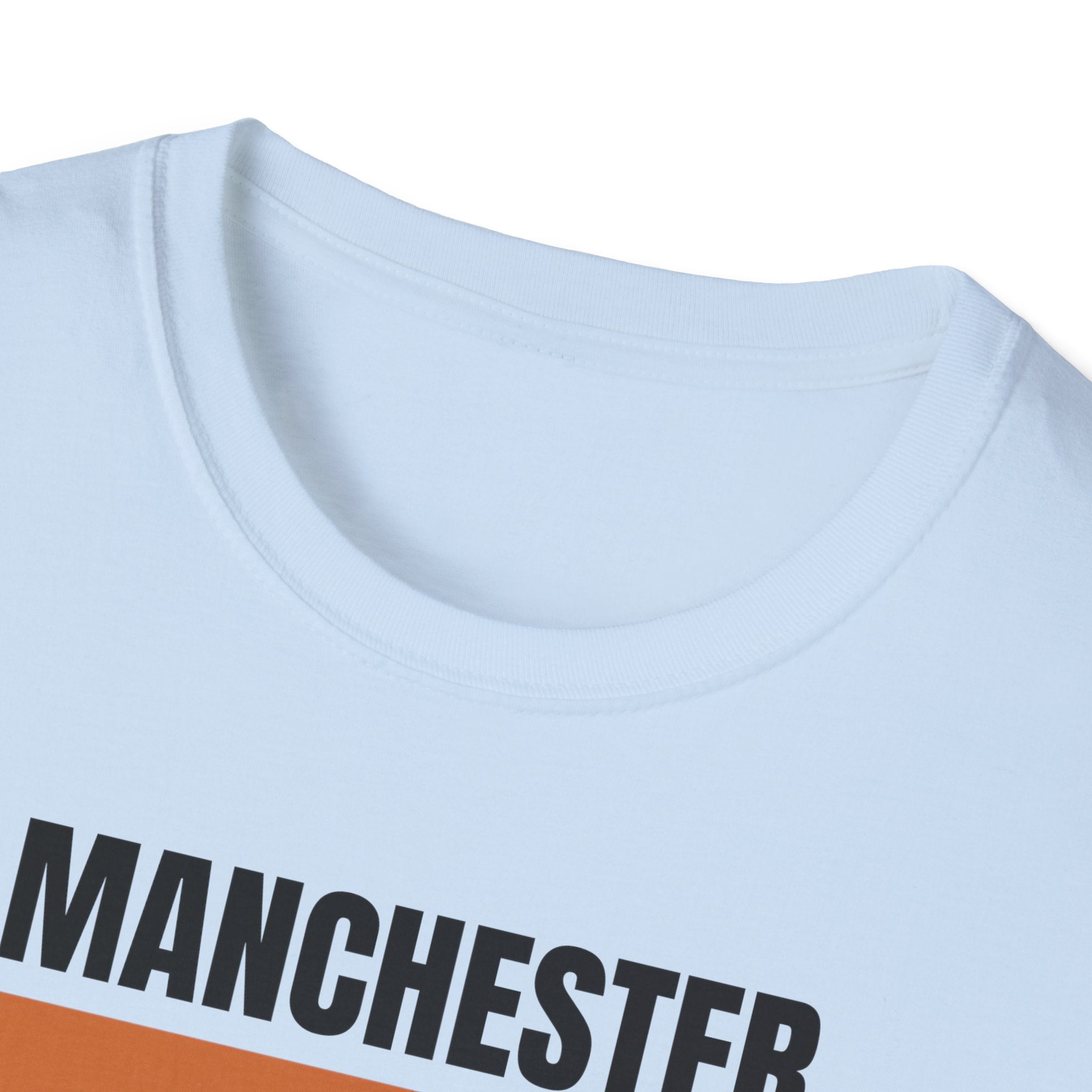 Manchester Retro Stripes T-Shirt | Vintage City Graphic