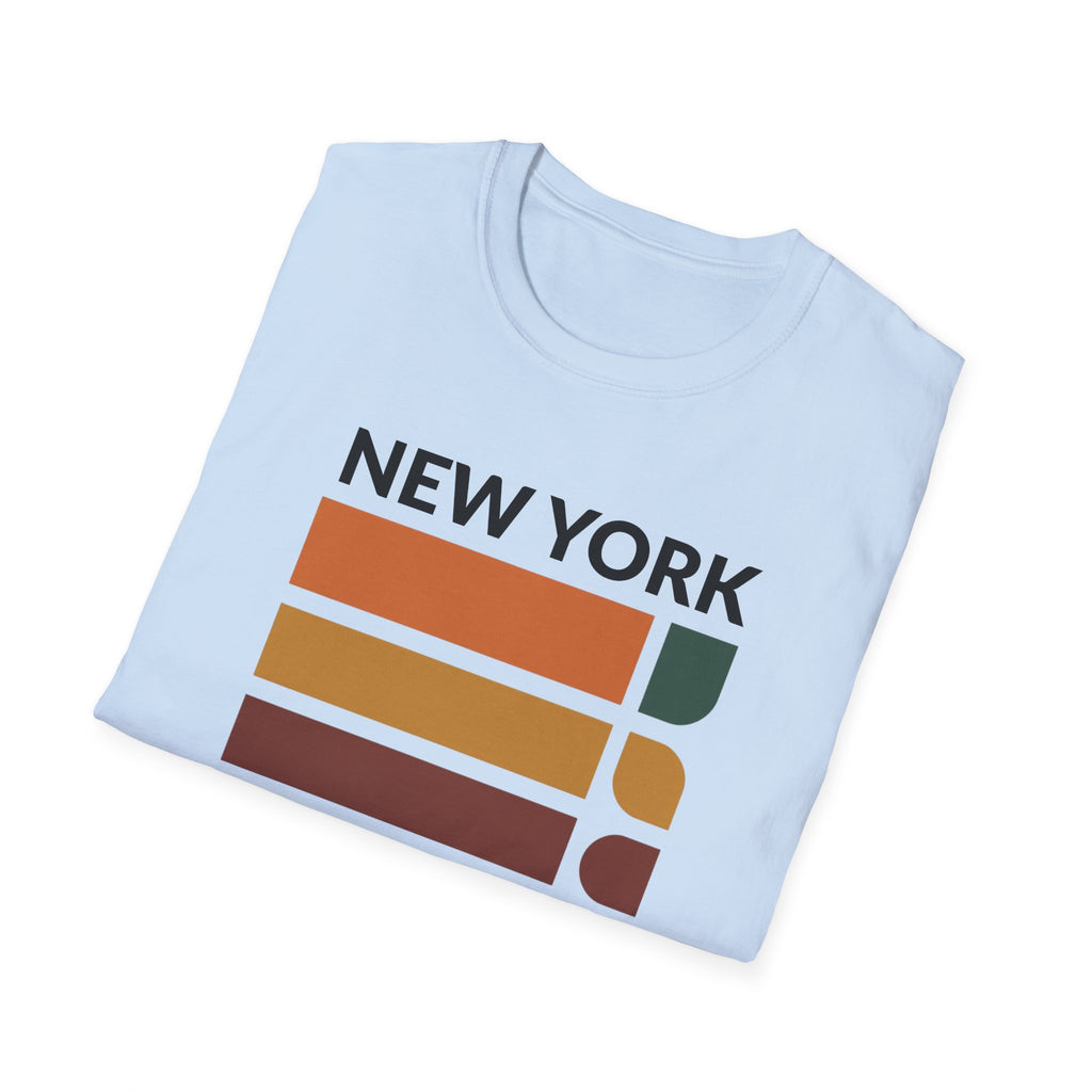 Chicago Retro Stripes T-Shirt | Vintage City Skyline Tee