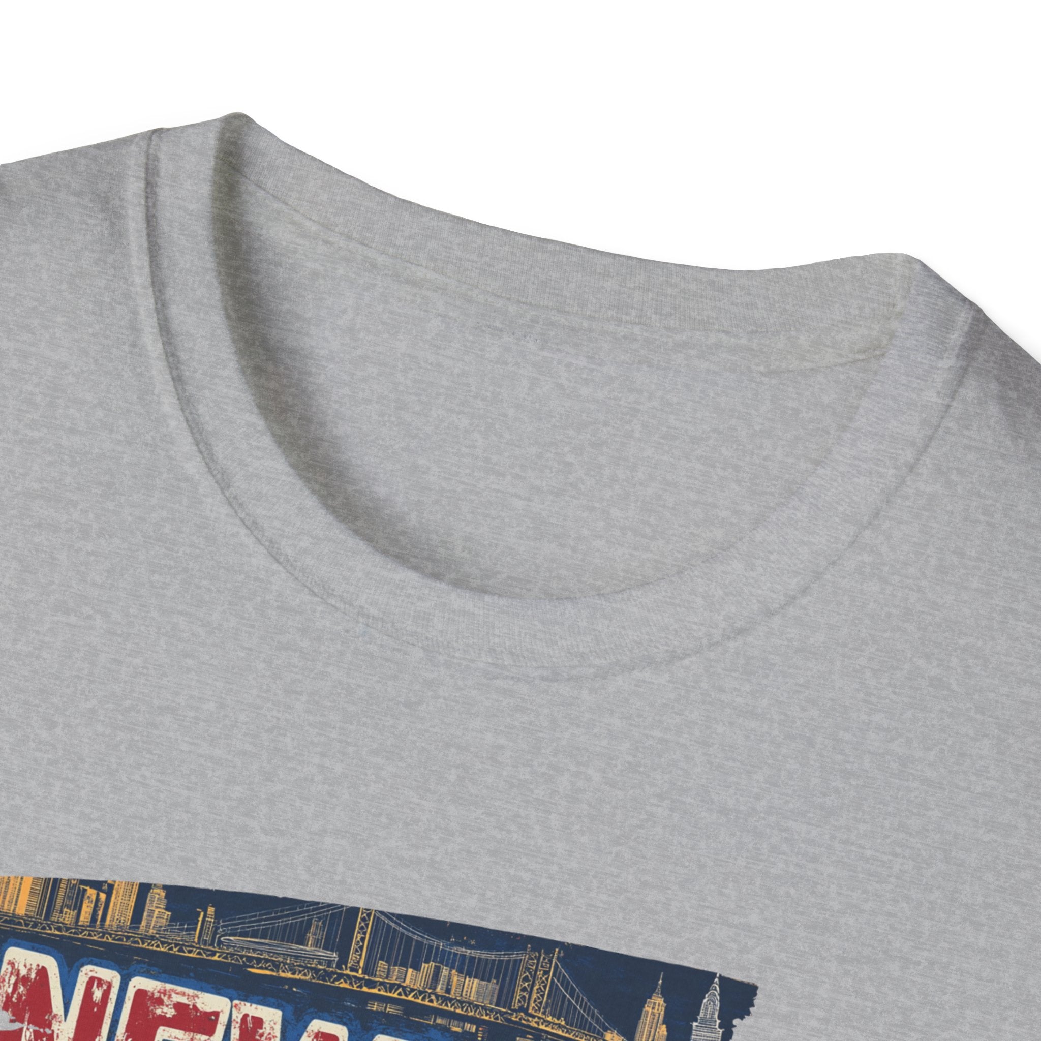 New York Taxi Skyline T-Shirt | NYC vintage cab illustration