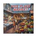 Pike Place Market Canvas Art