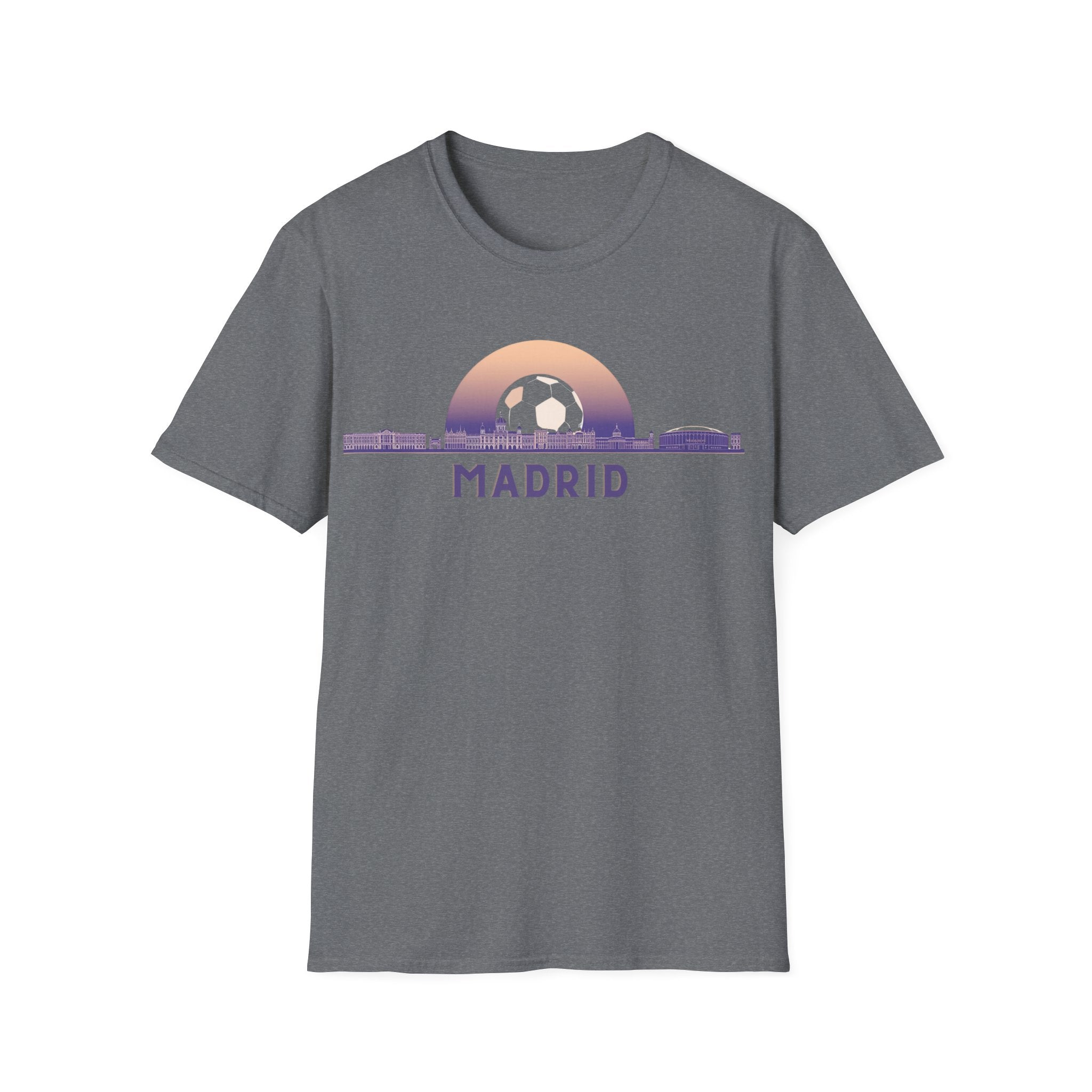 Madrid skyline sunset T-Shirt | Madrid city silhouette tee