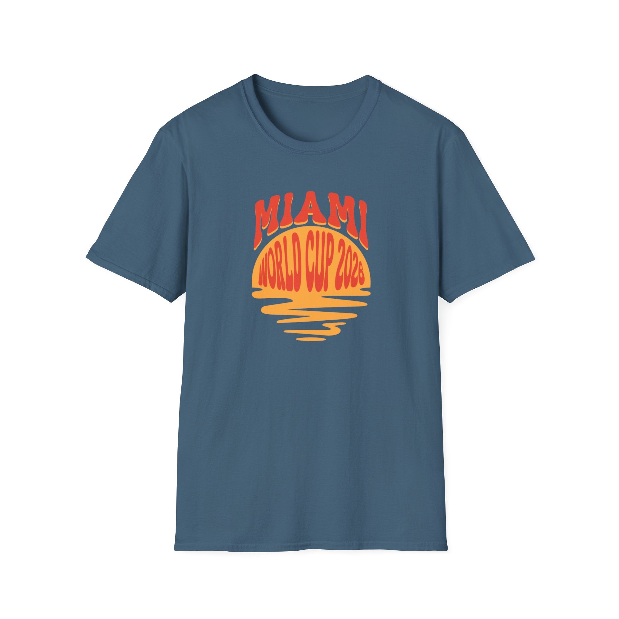 Miami World Cup 2026 T-Shirt – Retro Sunset Soccer Tee