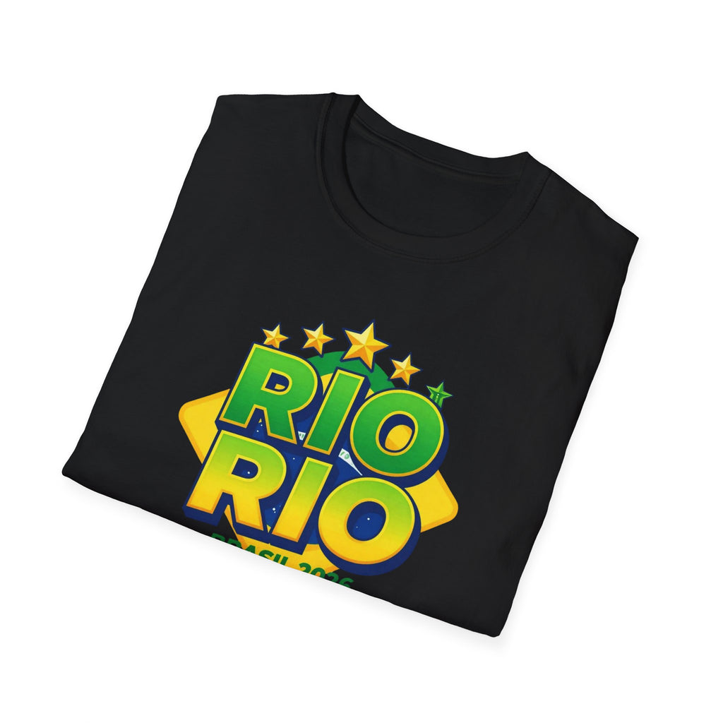 Rio Rio Brasil 2026 T-Shirt — Bright Brazilian Travel Souvenir Tee