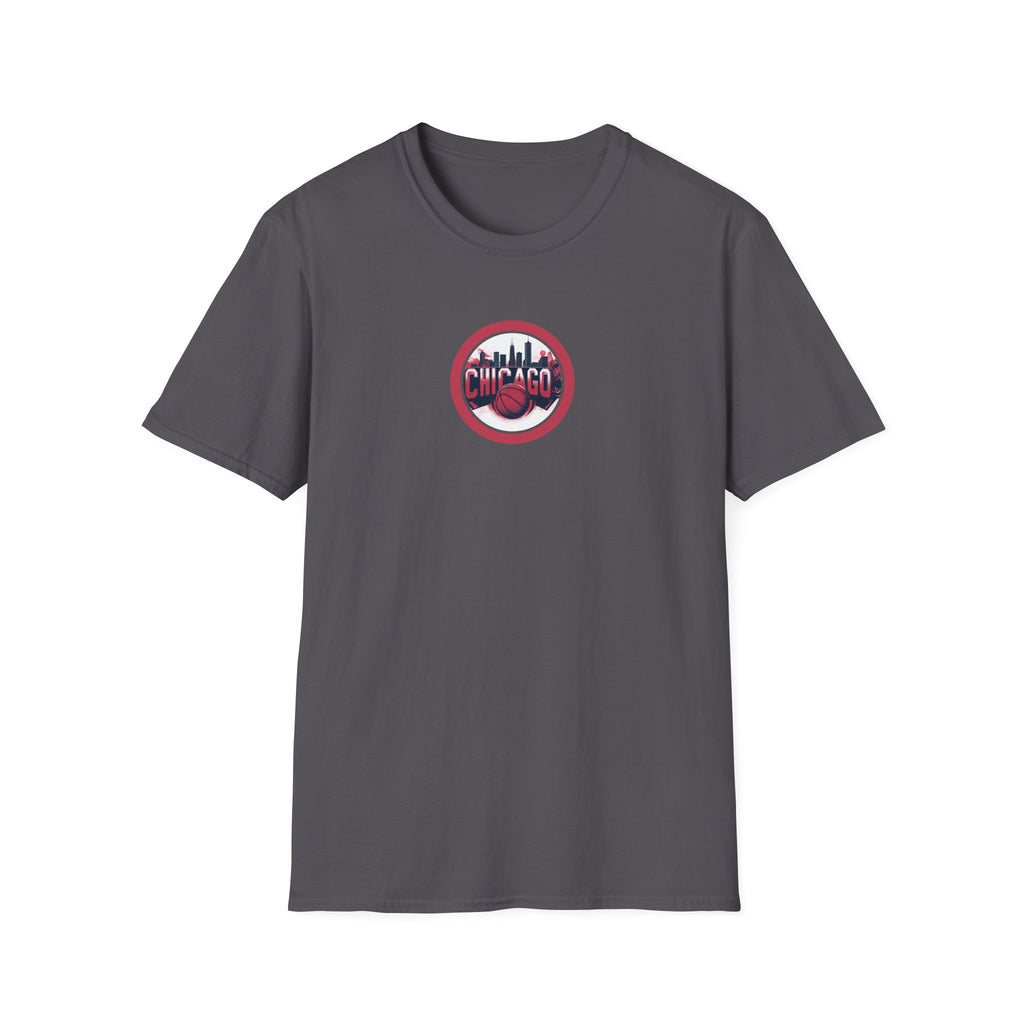 Chicago Skyline Circle Logo T-Shirt | Cityscape Graphic Tee