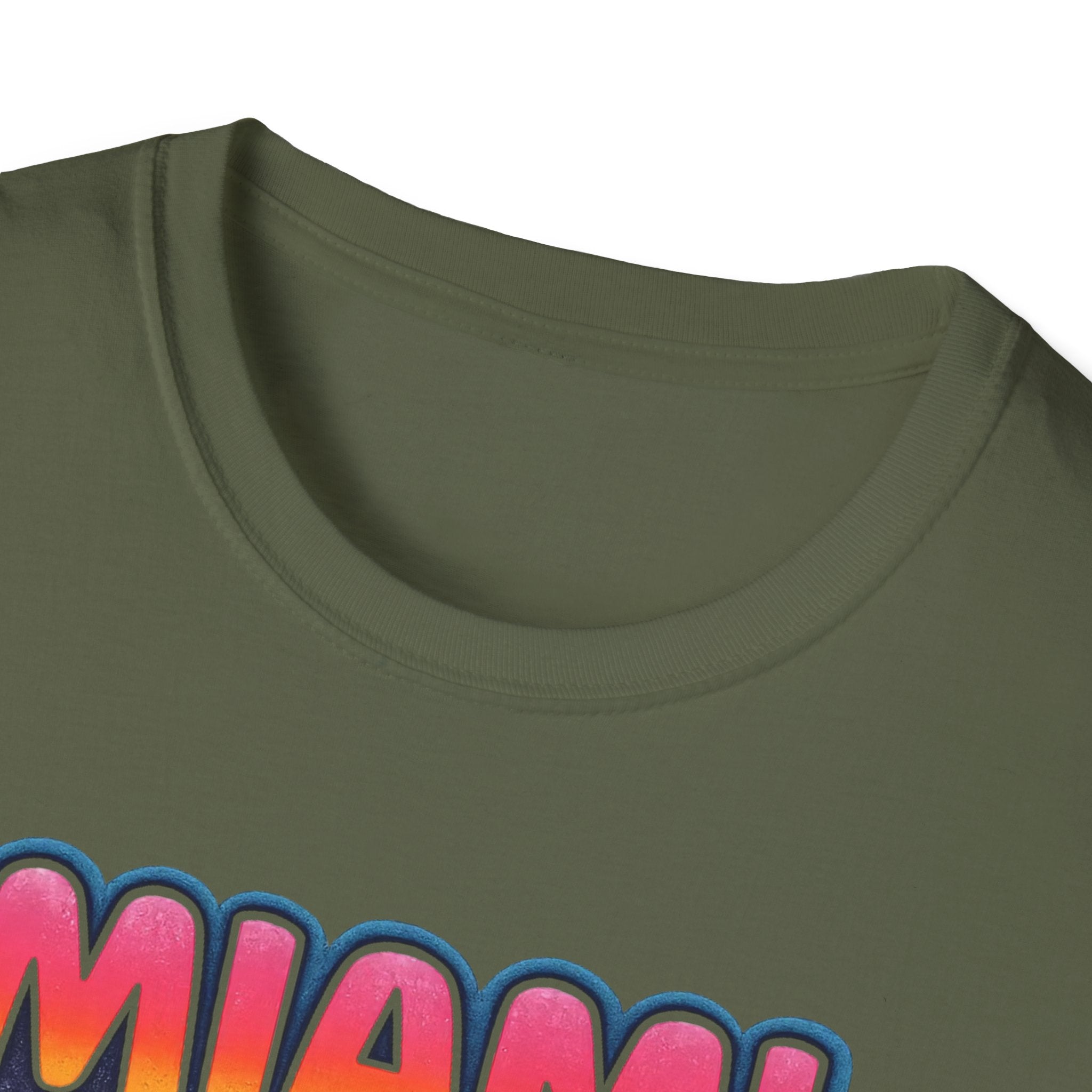 Miami Caliente Sunset T-Shirt — Vintage Palm Beach Vacation Tee