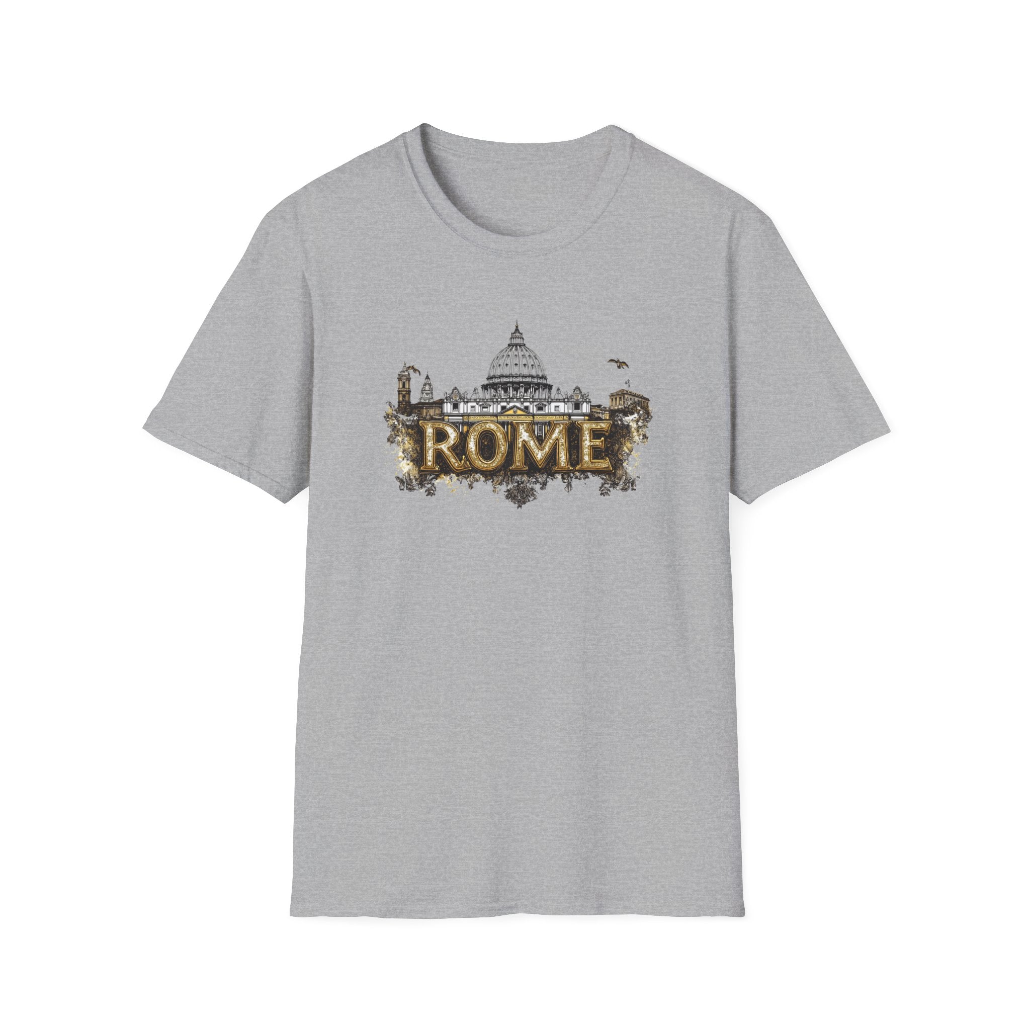 Rome skyline graphic T-Shirt | Rome travel souvenir, Colosseum Vatican design