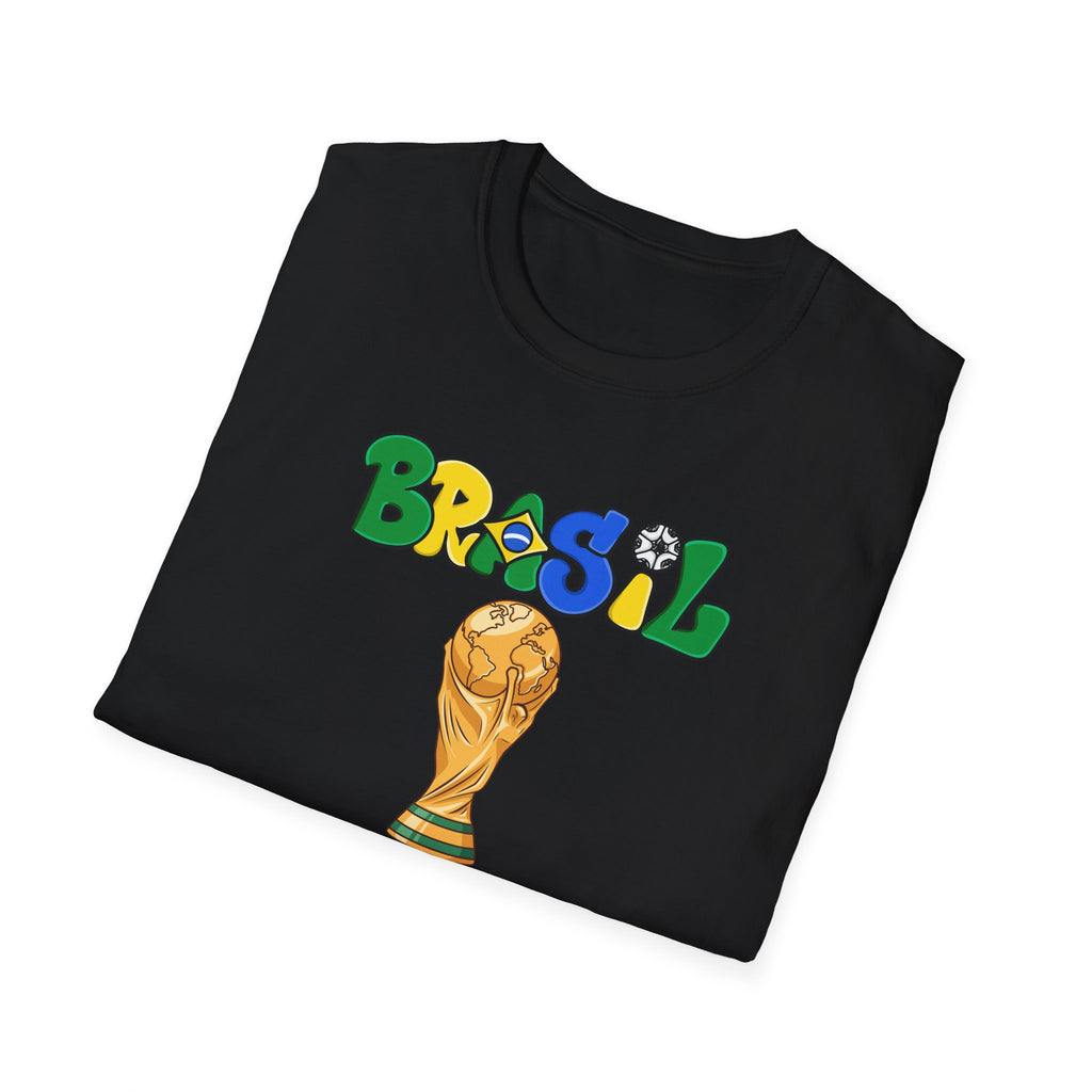 Brasil World Cup Trophy T-Shirt — Brazil Soccer Fan Tee