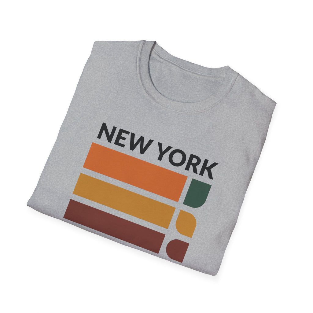 Chicago Retro Stripes T-Shirt | Vintage City Skyline Tee