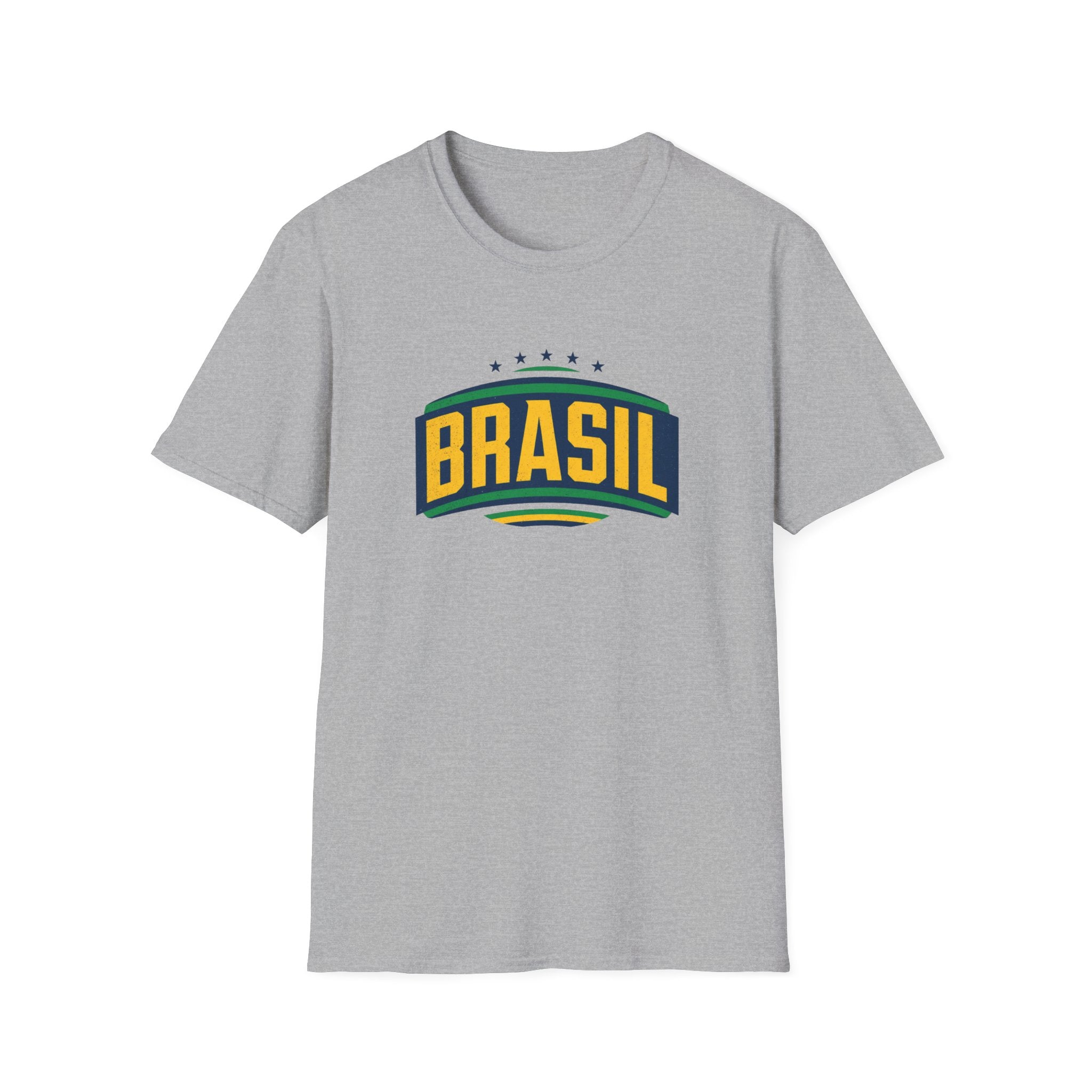 Brasil Retro Arch T-Shirt | Brazilian Flag Colors, Soccer Pride