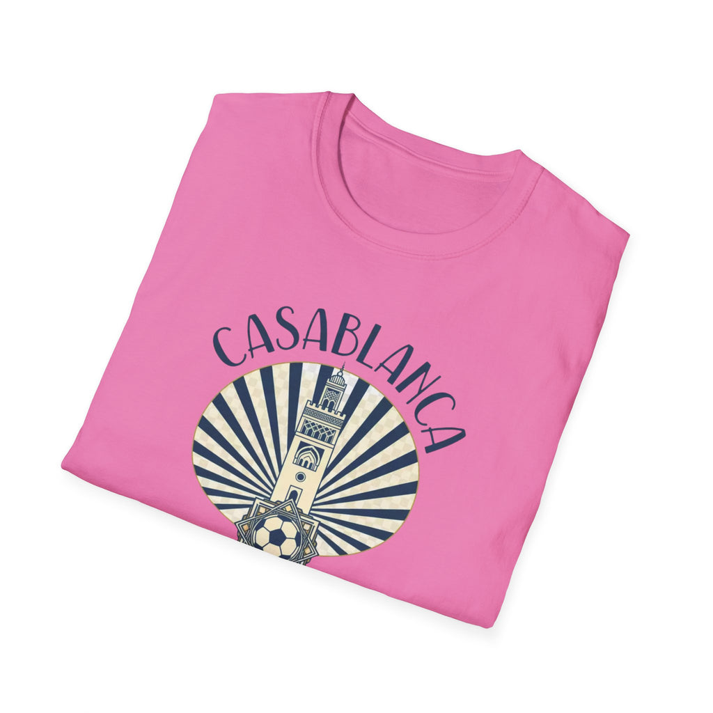 Casablanca Vintage Travel T-Shirt — Morocco World Cup 2026 Souvenir
