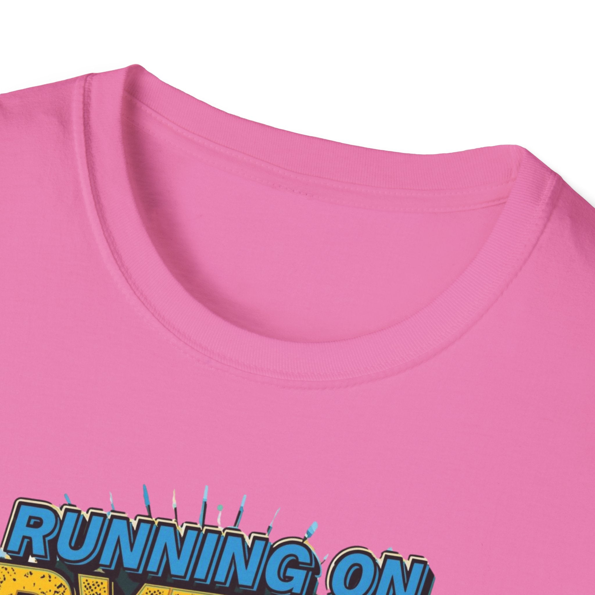 Running on Bytes and Vibes T-Shirt — Austin Retro Tech Graphic Tee