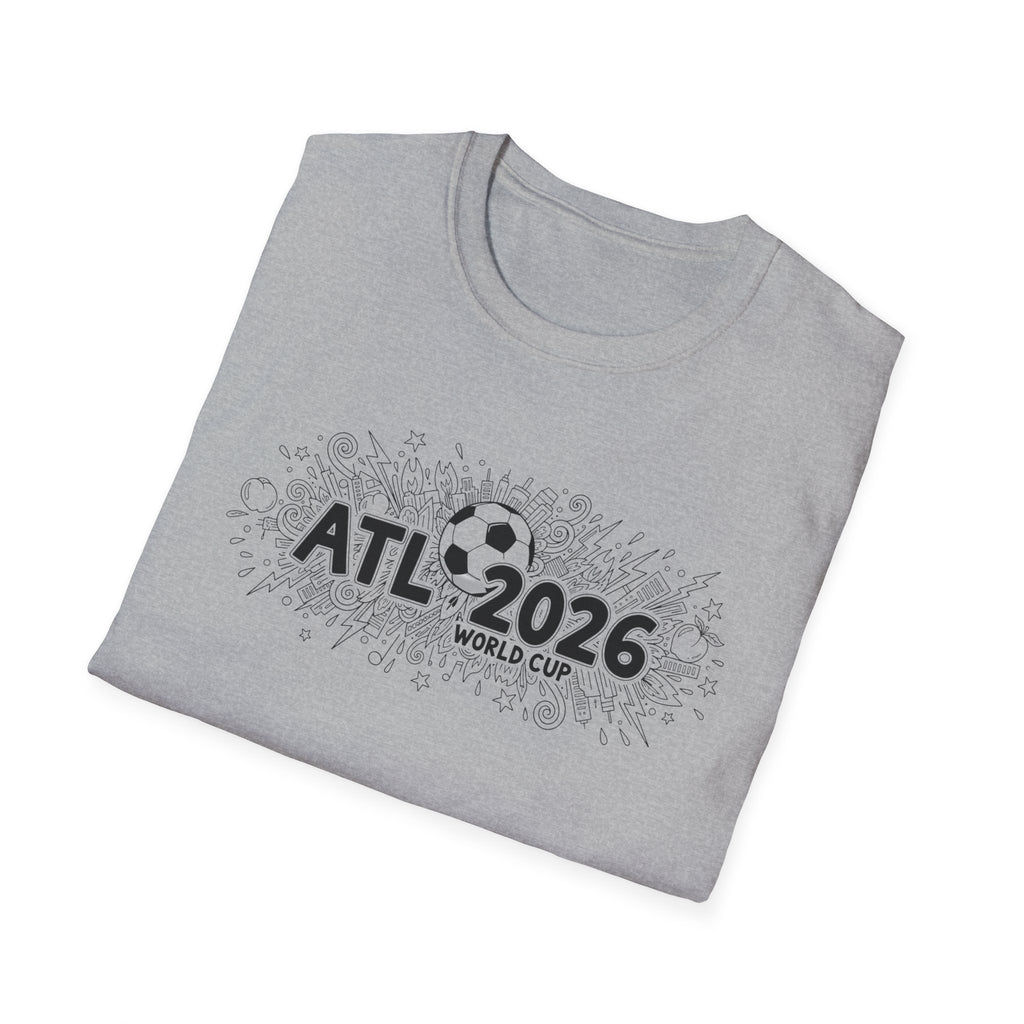 ATL 2026 World Cup Soccer T-Shirt — Atlanta Football Fan Tee