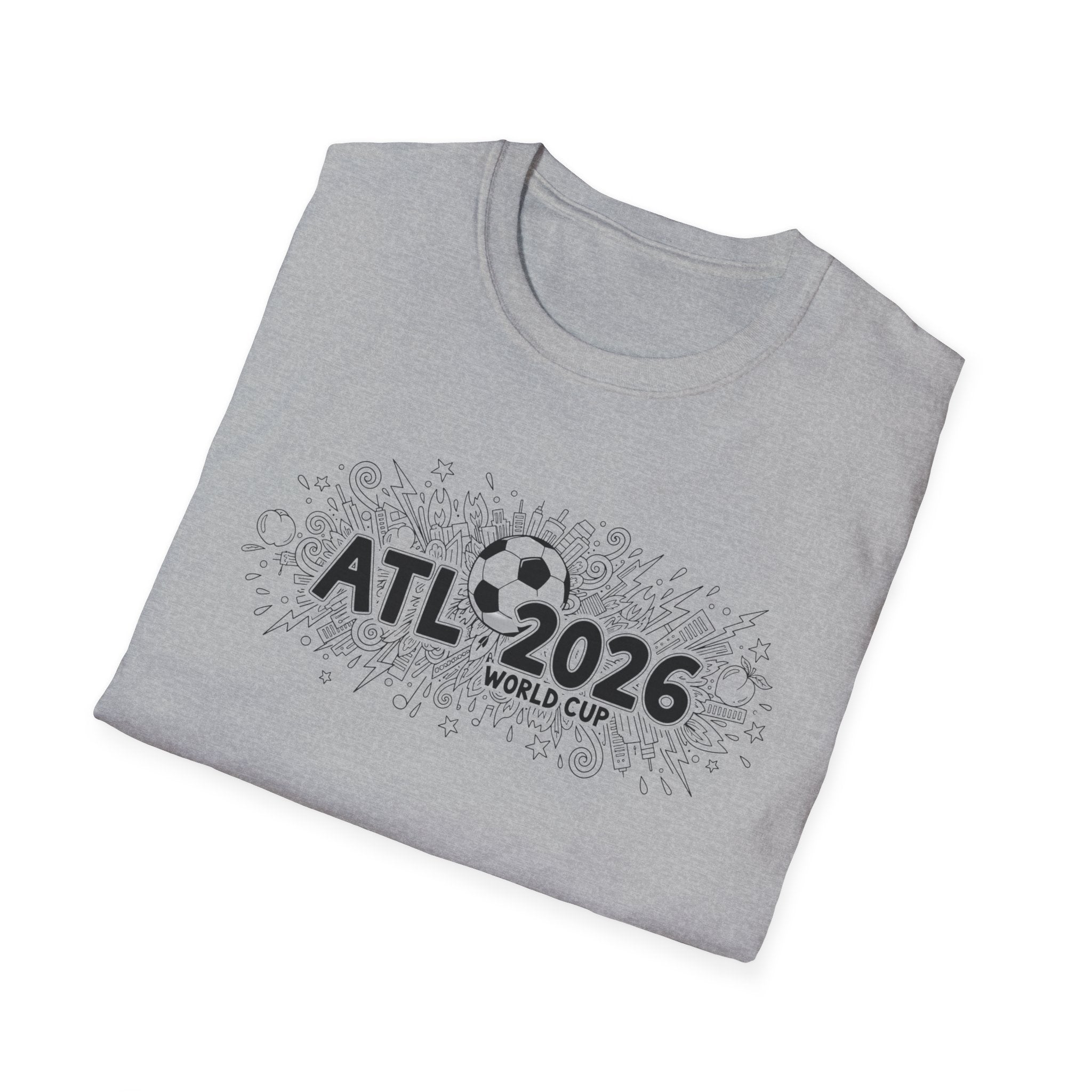 ATL 2026 World Cup Soccer T-Shirt — Atlanta Football Fan Tee